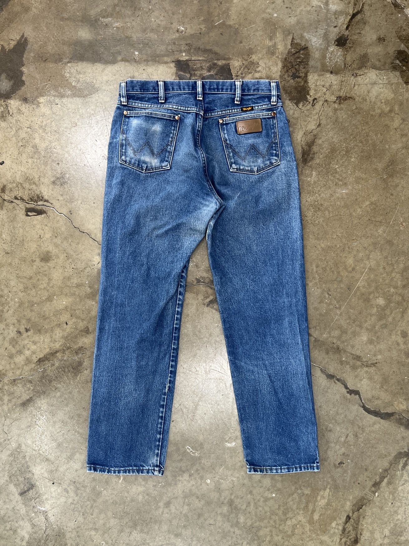 Wrangler Wrangler Denim Straight Leg Pant 33x32 Size US 33 - 2 Thumbnail