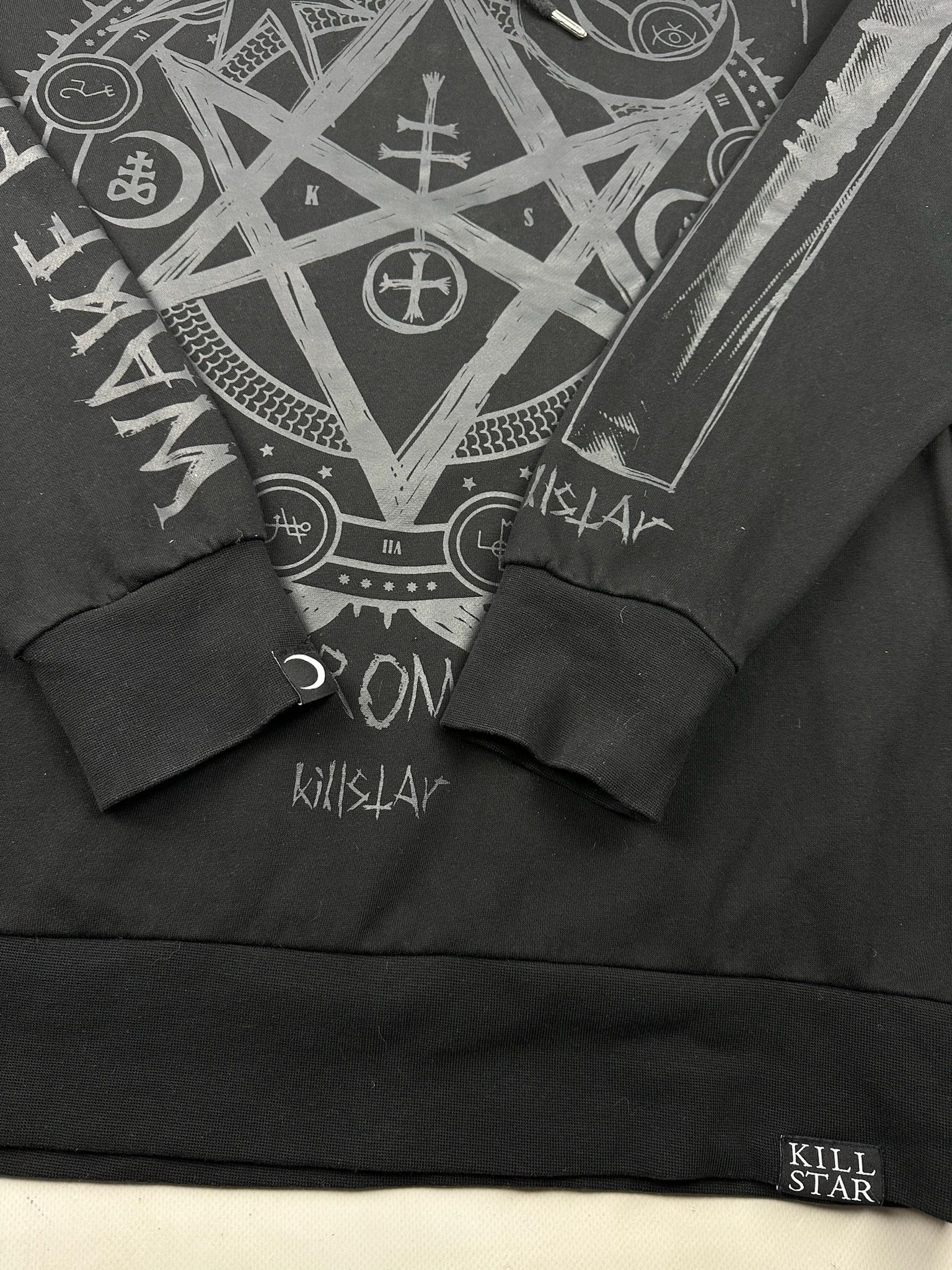 Killstar Killstar 666 overprinted hoodie Size US M / EU 48-50 / 2 - 5 Thumbnail