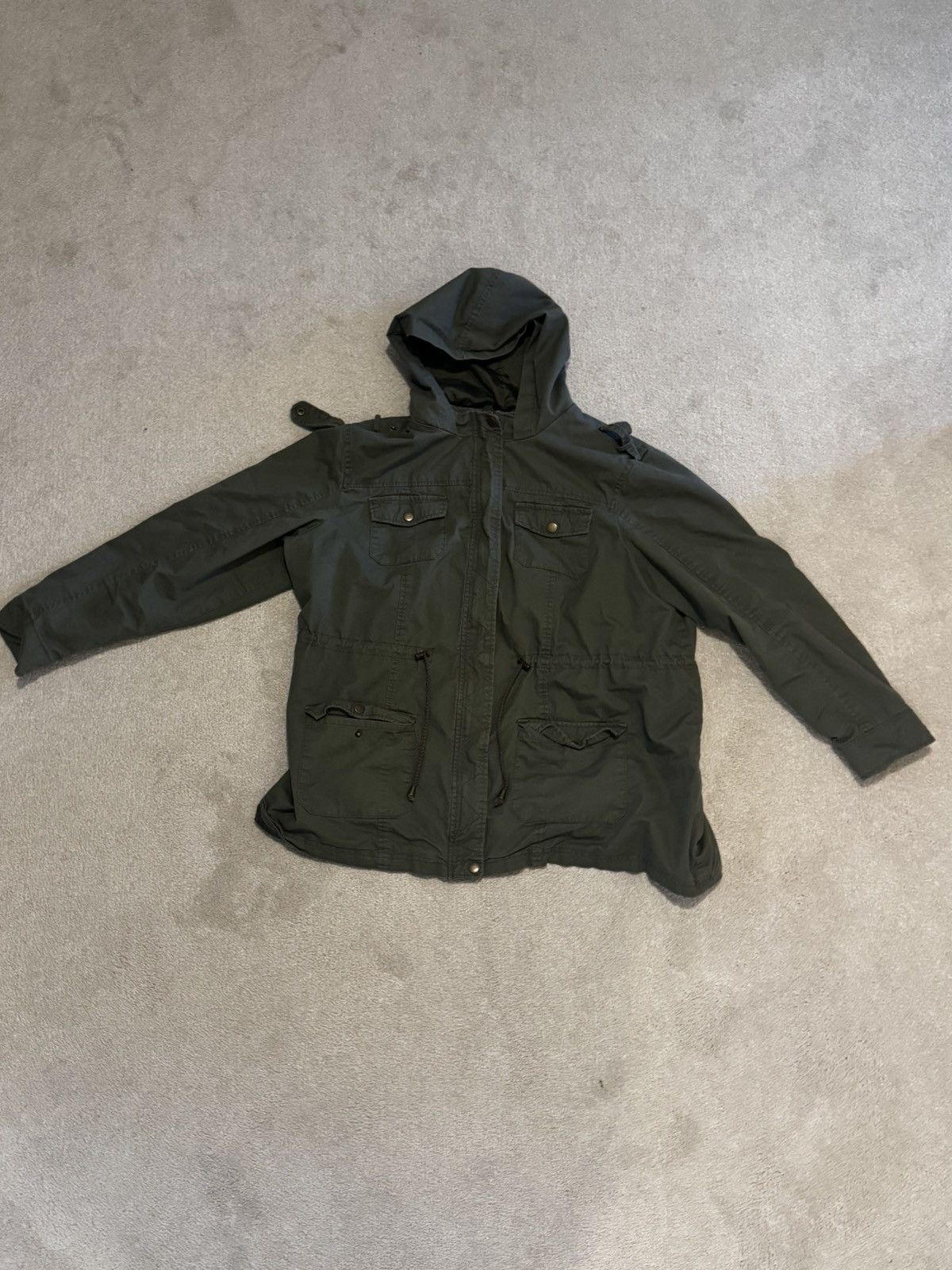 New Look Vintage green hooded jacket Size US XXL / EU 58 / 5 - 1 Thumbnail