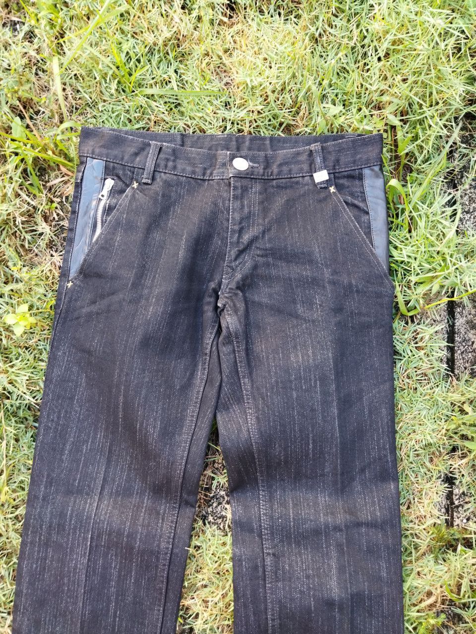 Japanese Brand Vintage Artisan Japan Denim + Leather Pants Size US 32 / EU 48 - 5 Thumbnail