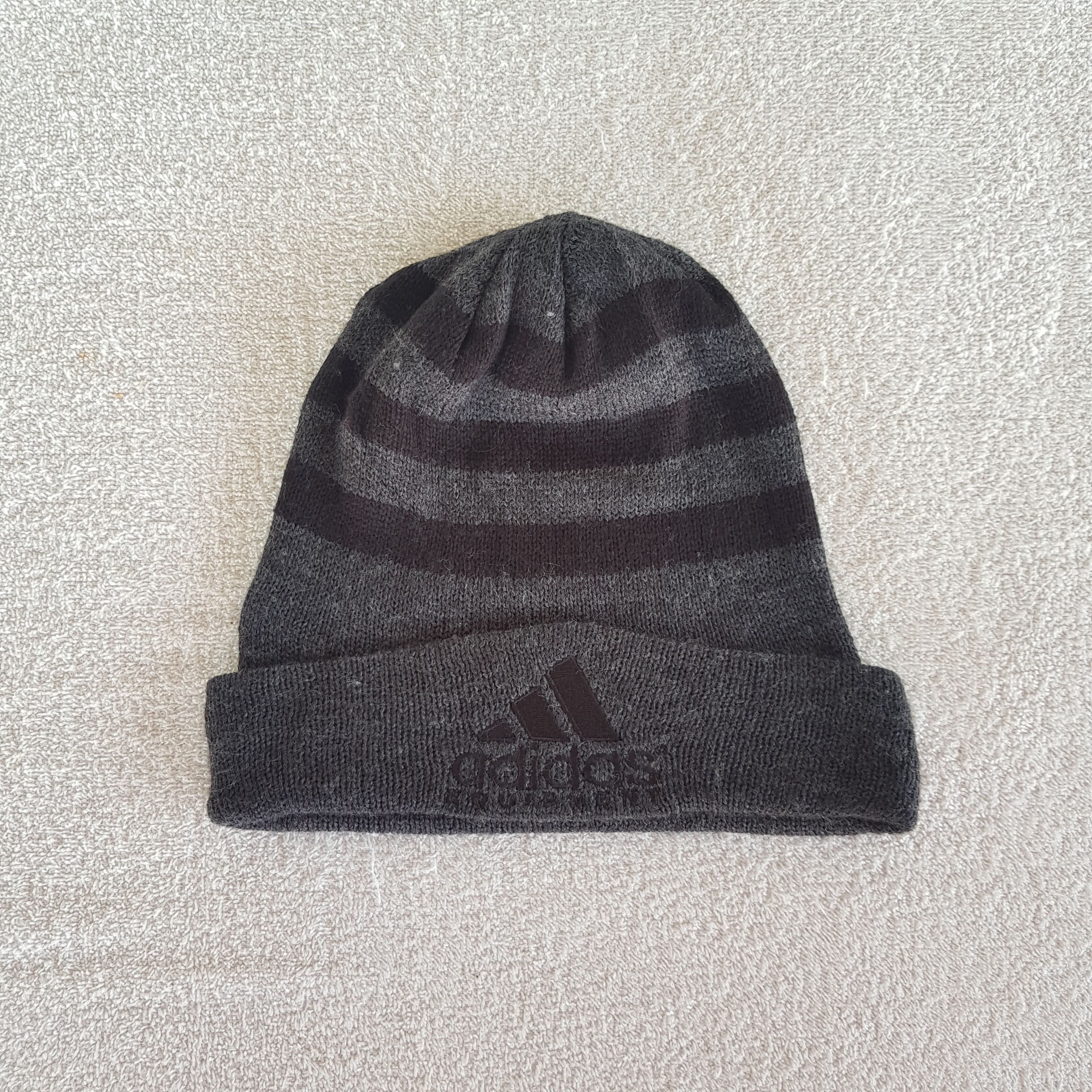Adidas Vintage 90s Adidas Beanie Fair Isle Ribbed Knit Ski Caps Hat Size ONE SIZE - 5 Thumbnail