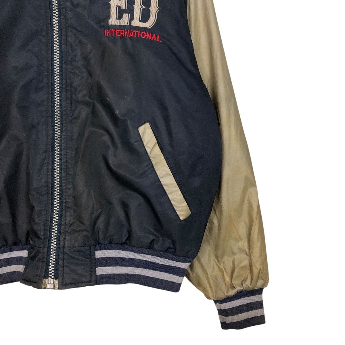 Edwin 📌Vintage Bomber Jacket Jumper Edwin Big Logo Issey Miyake Size US M / EU 48-50 / 2 - 7 Thumbnail