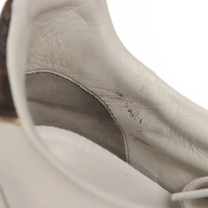 Louis Vuitton Louis Vuitton White Brown Frontrow Sneakers -2508 Size US 6 / IT 36 - 7 Thumbnail