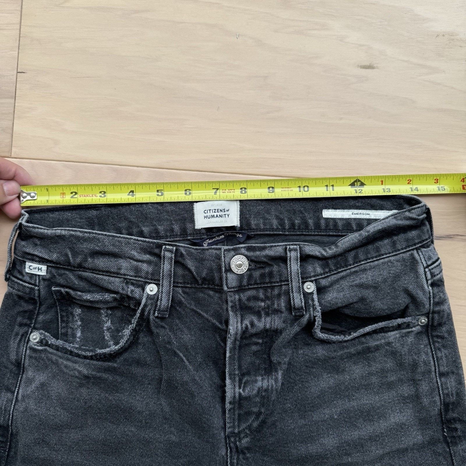 Citizens Of Humanity Citizens of Humanity Jeans Women's 28 Black Premium Vintage Size 28" / US 6 / IT 42 - 8 Thumbnail