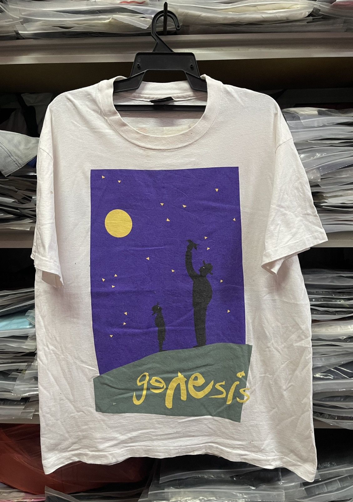 Band Tees Vintage 90's Genesis World Tour Very Rare🔥🔥🔥 Size US XL / EU 56 / 4 - 1 Thumbnail