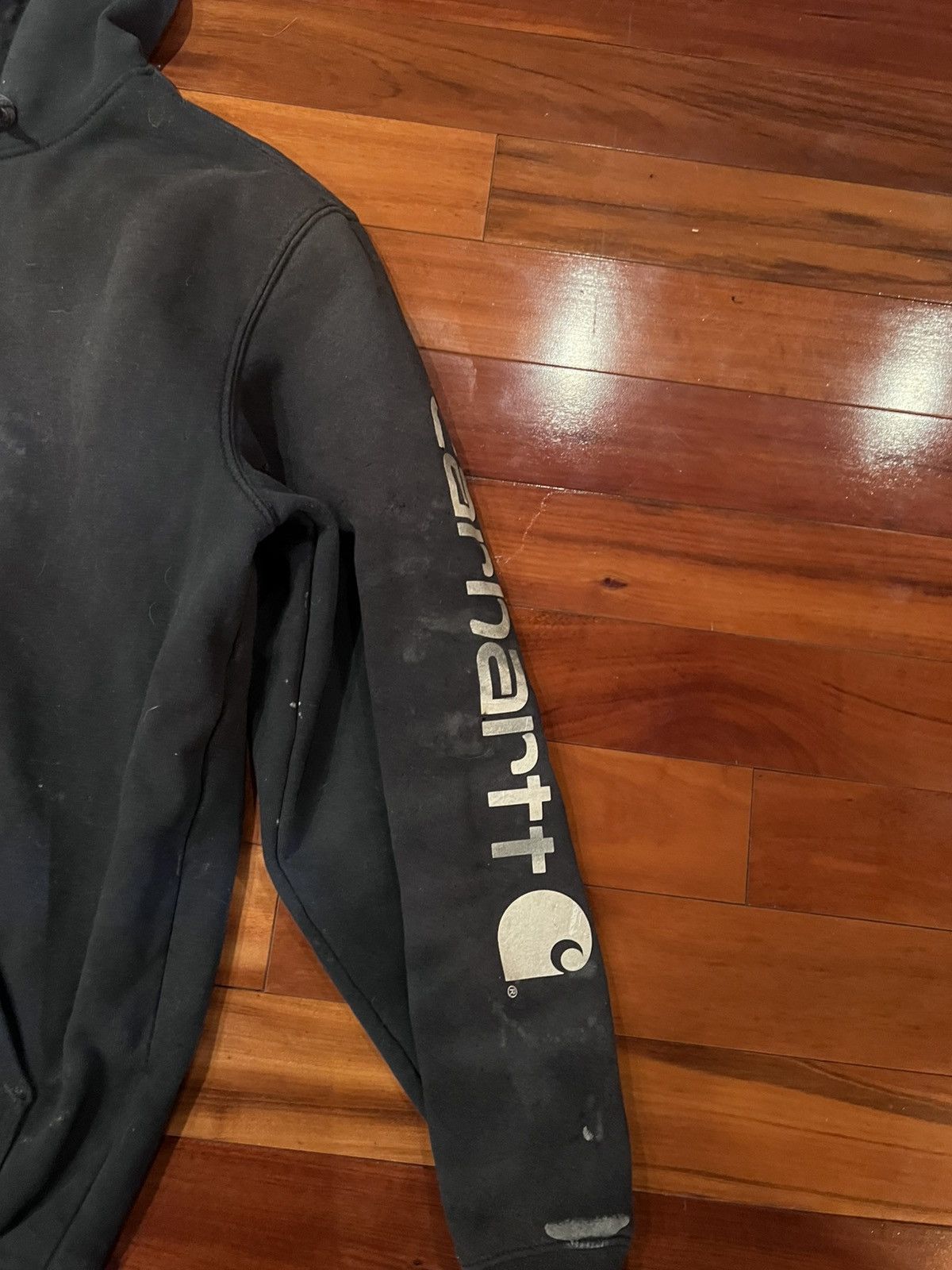 Carhartt × Vintage Heavily Used Carharrt Hoodie Size US L / EU 52-54 / 3 - 4 Thumbnail
