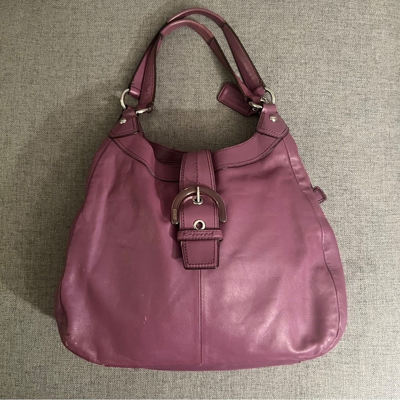 Coach Y2K Coach Soho Lynn Plum Hobo Bag F17092 Size ONE SIZE - 2 Thumbnail