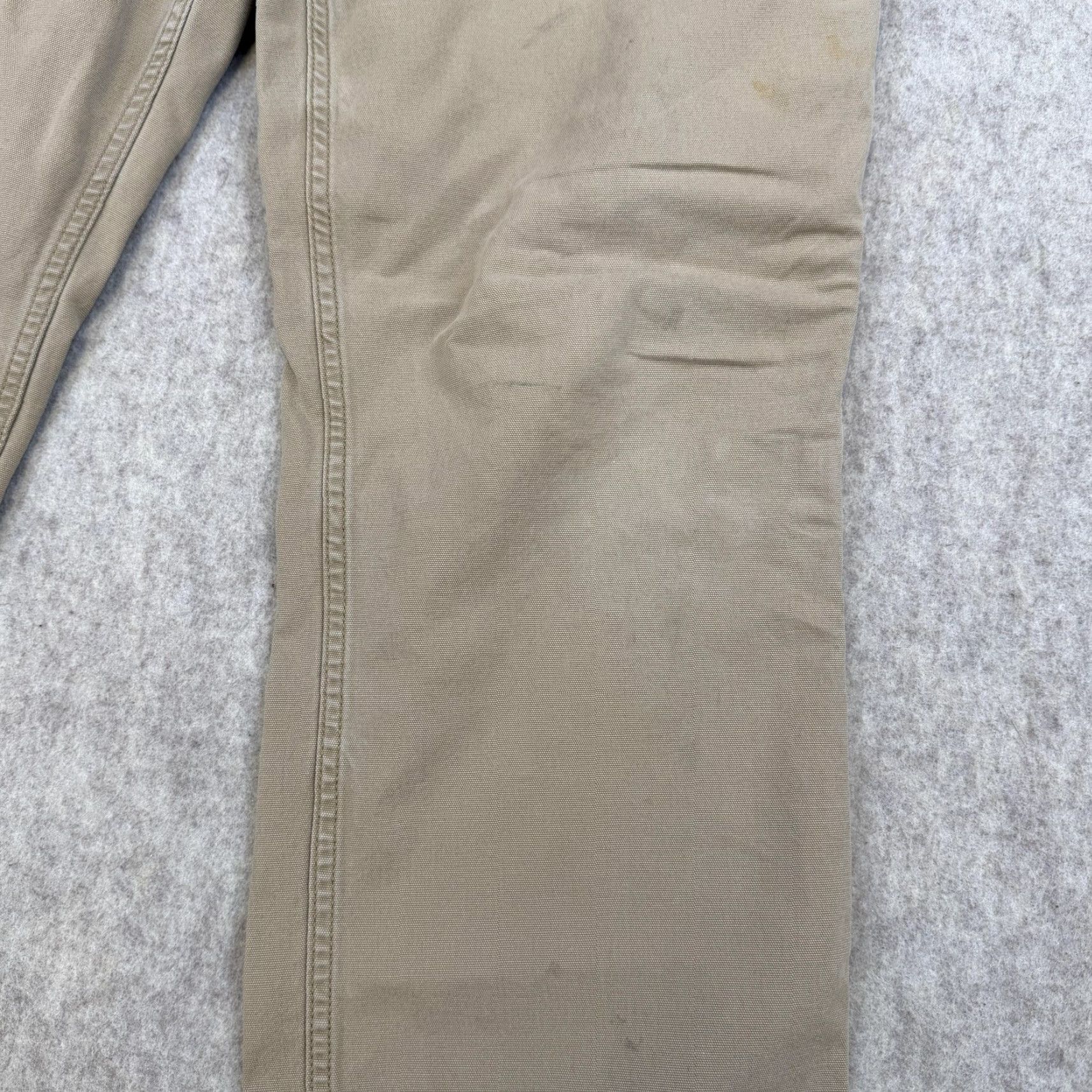 Carhartt Carhartt Pants Men 35x30 Relaxed Fit Canvas Beige Rugged Flex / Carpenter / Workwear / Pockets / Zip / Straight Leg / BN2291-M Size US 35 - 4 Thumbnail