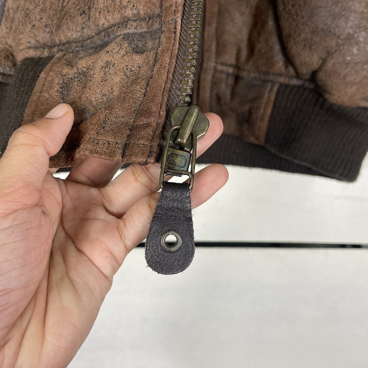 Leather × Vintage 💥VINTAGE FEDELESS MILITARY SHEARLING B3 SHEEPSKIN JACKET Size US M / EU 48-50 / 2 - 13 Thumbnail