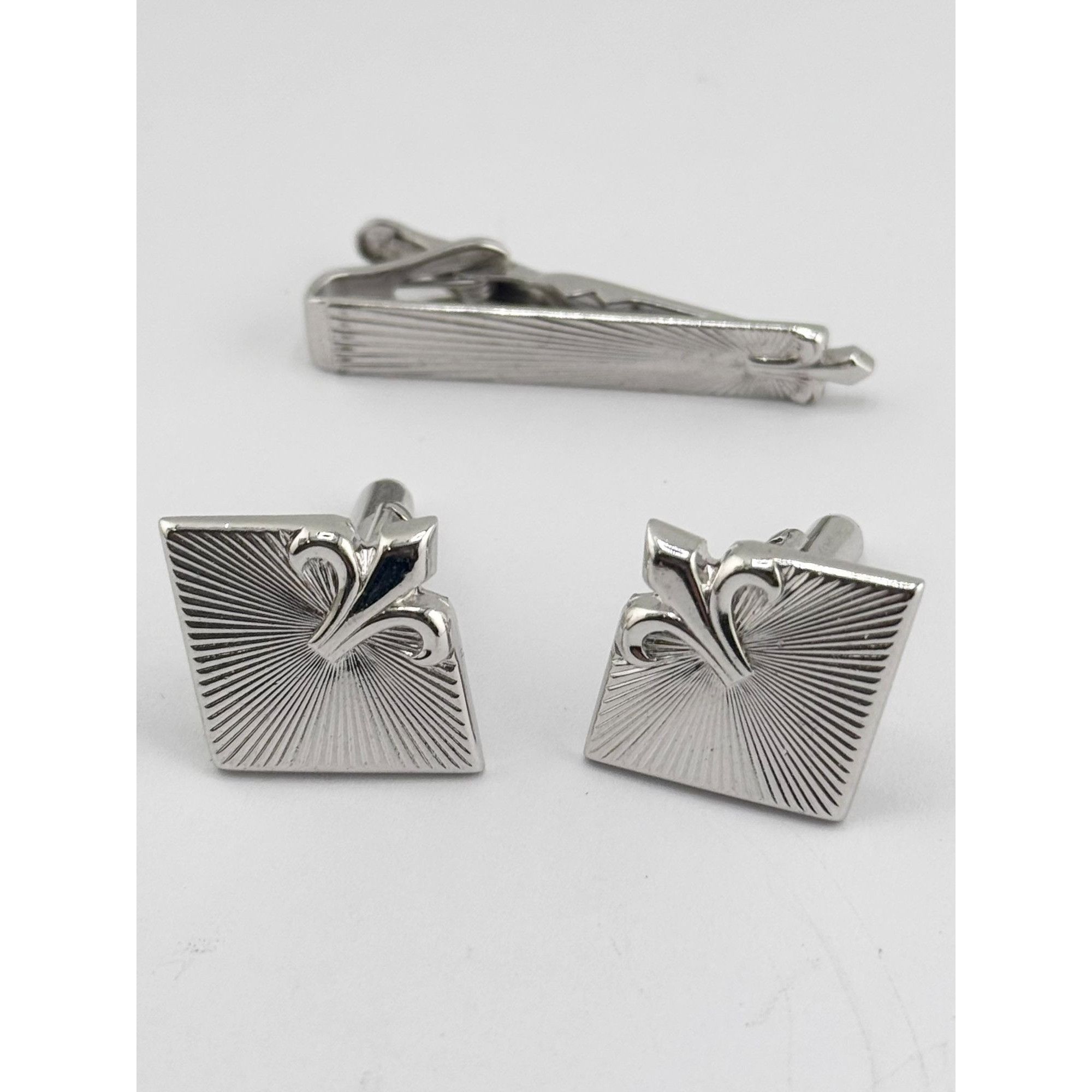 Vintage Vintage swank cufflinks and tie clip set Size ONE SIZE - 3 Thumbnail