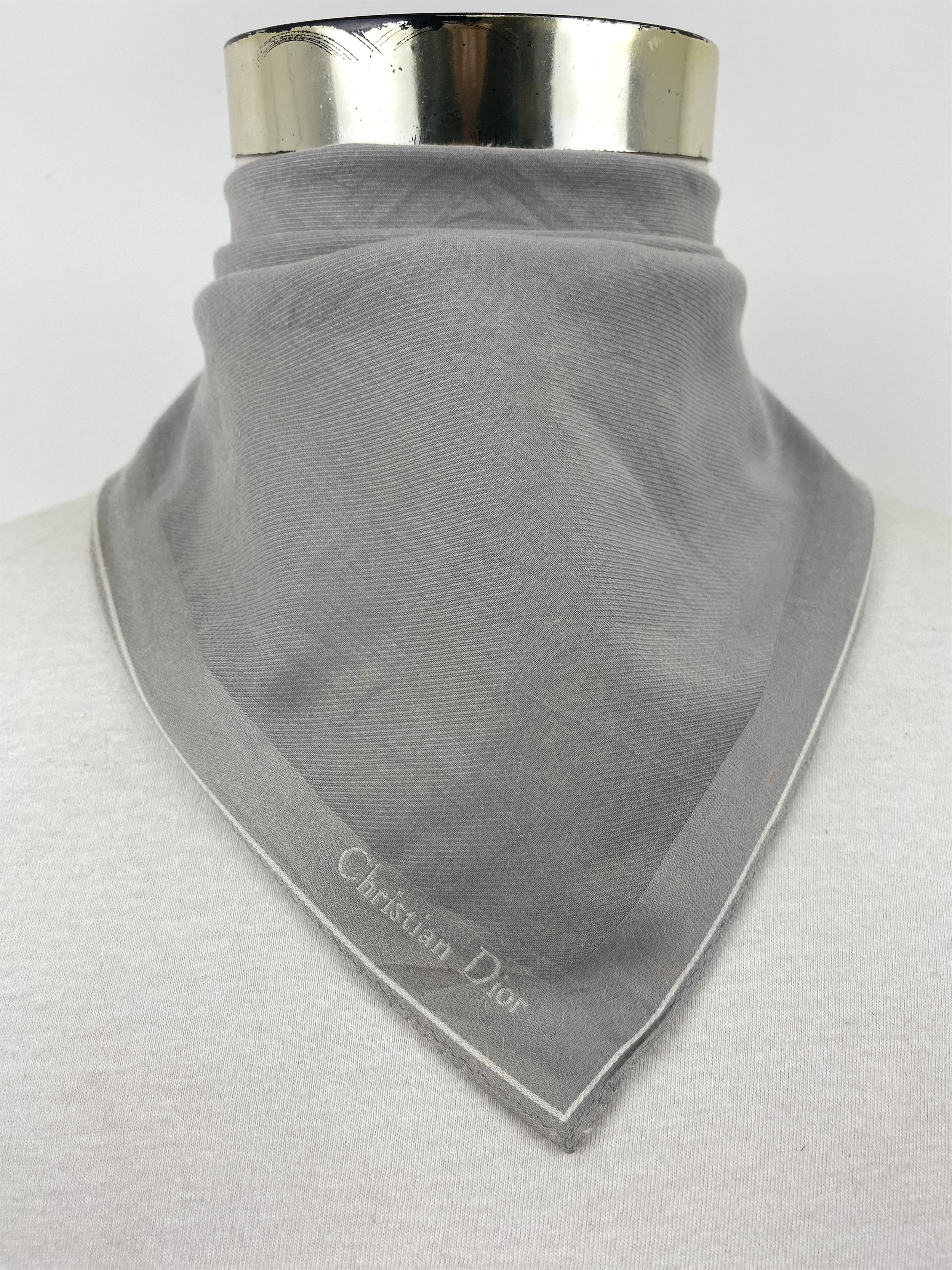 Christian Dior Monsieur Christian Dior Bandana / Handkerchief / Neckerchief HKC0789 Size ONE SIZE - 2 Thumbnail