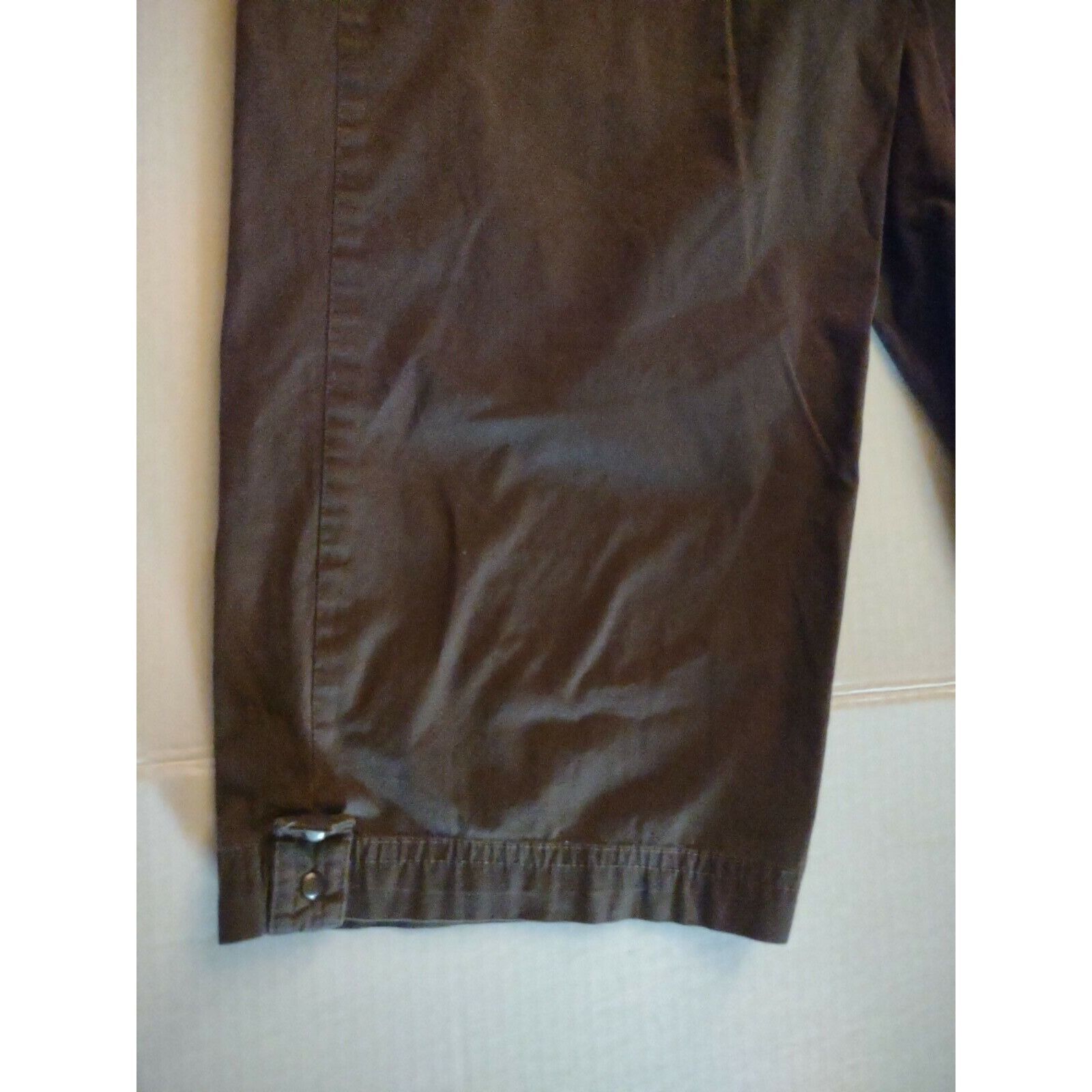 Other Womens Kim Rogers Brown Stretch Waist Capri Pants Size 8 Size 34" / US 12 / IT 48 - 4 Thumbnail