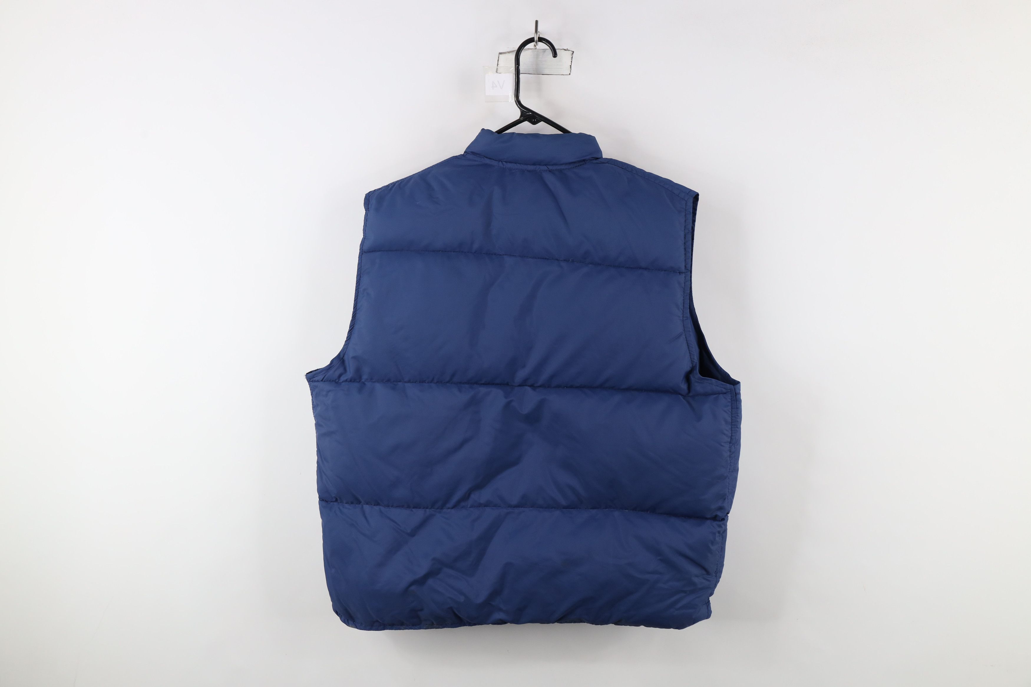 Vintage Vintage 70s Streetwear Duck Down Puffer Vest Jacket Blue Size US XL / EU 56 / 4 - 14 Thumbnail