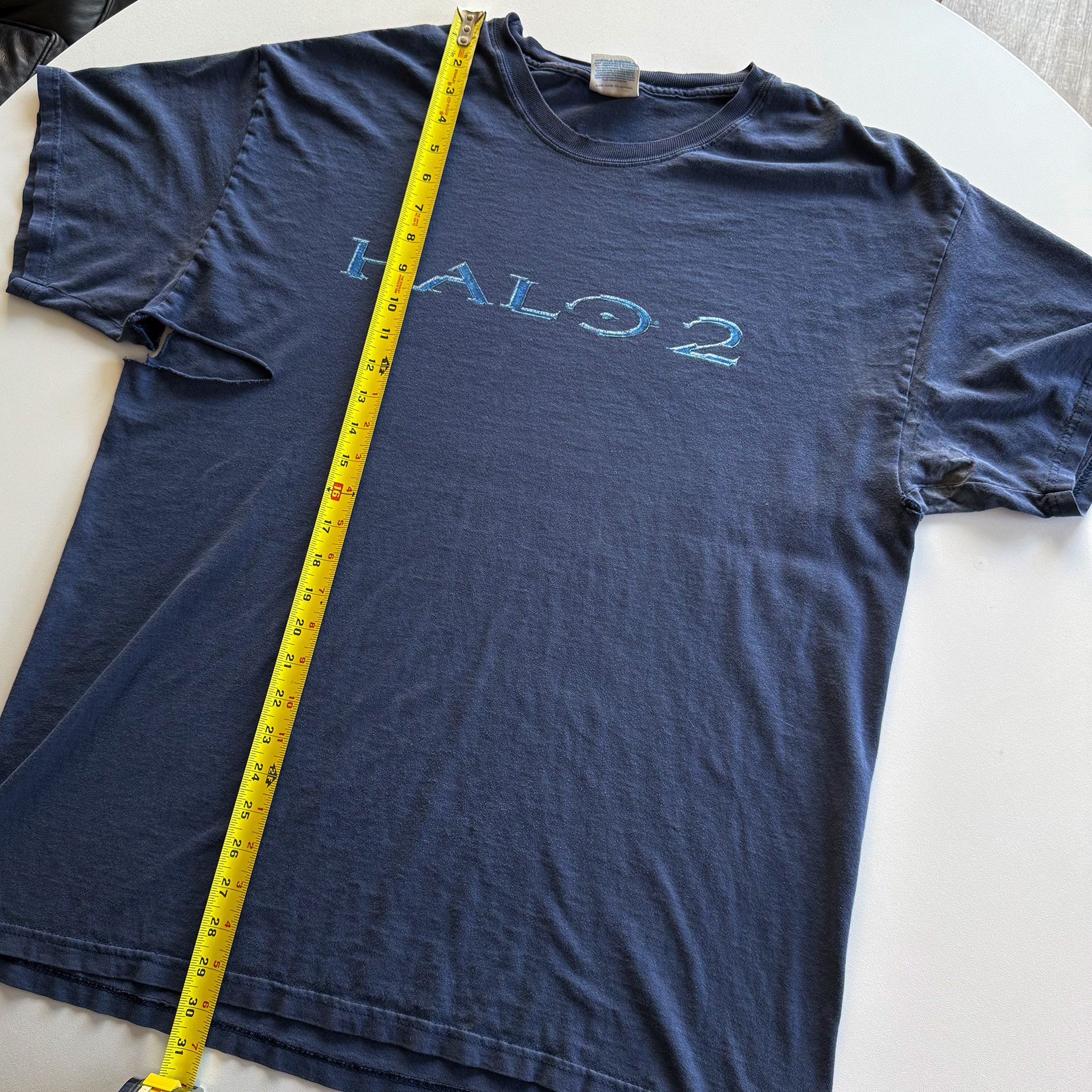 Halo 2004 Thrashed Vintage Halo 2 Logo Tee Size US XL / EU 56 / 4 - 10 Thumbnail