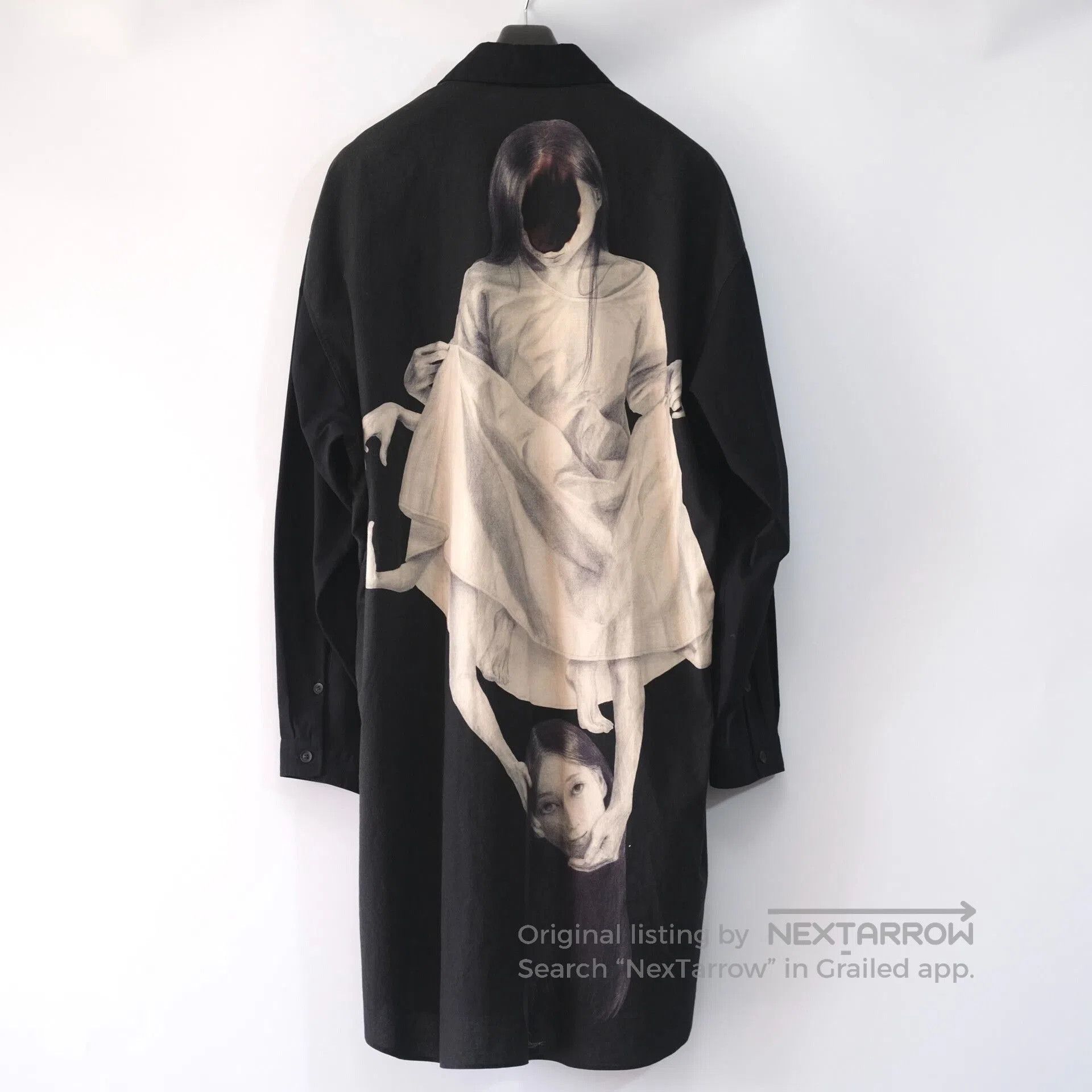 Yohji Yamamoto Yohji Yamamoto Black Cradle Shirt. Size S / US 4 / IT 40 - 1 Thumbnail