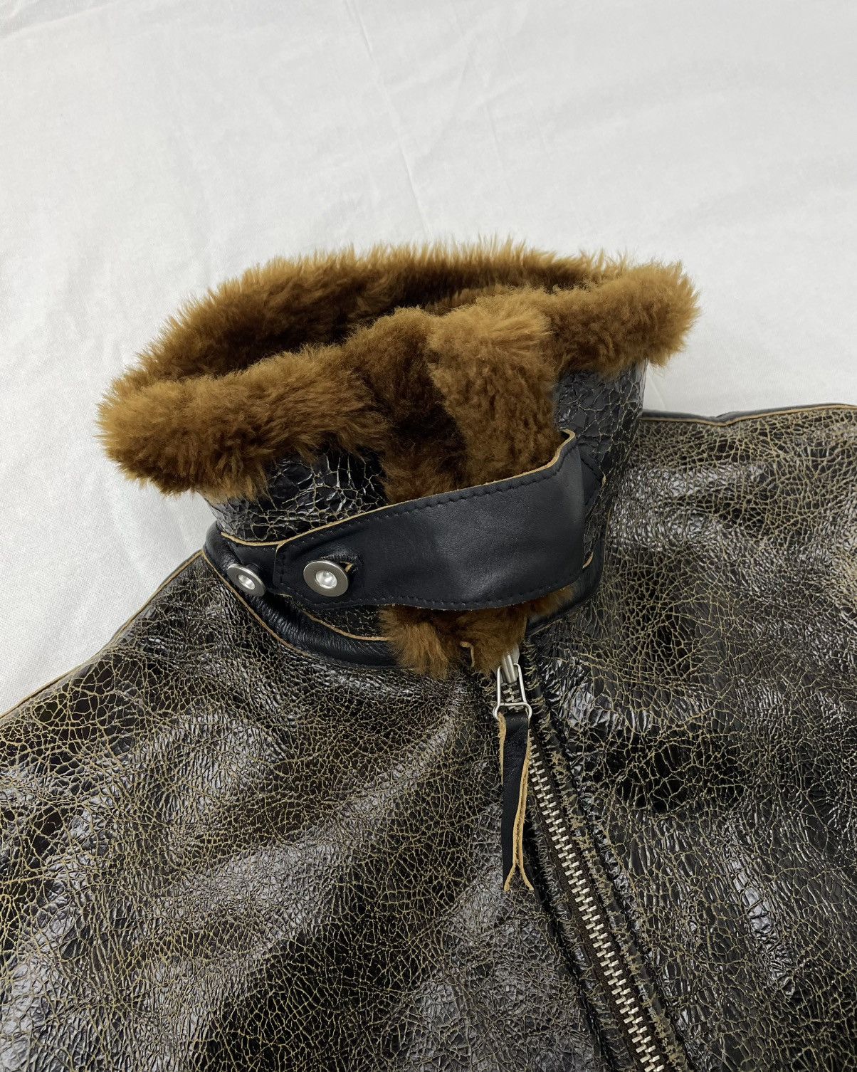 Our Legacy Our Legacy Shearling Jacket Spider Web Fall 2016 Size US M / EU 48-50 / 2 - 8 Thumbnail