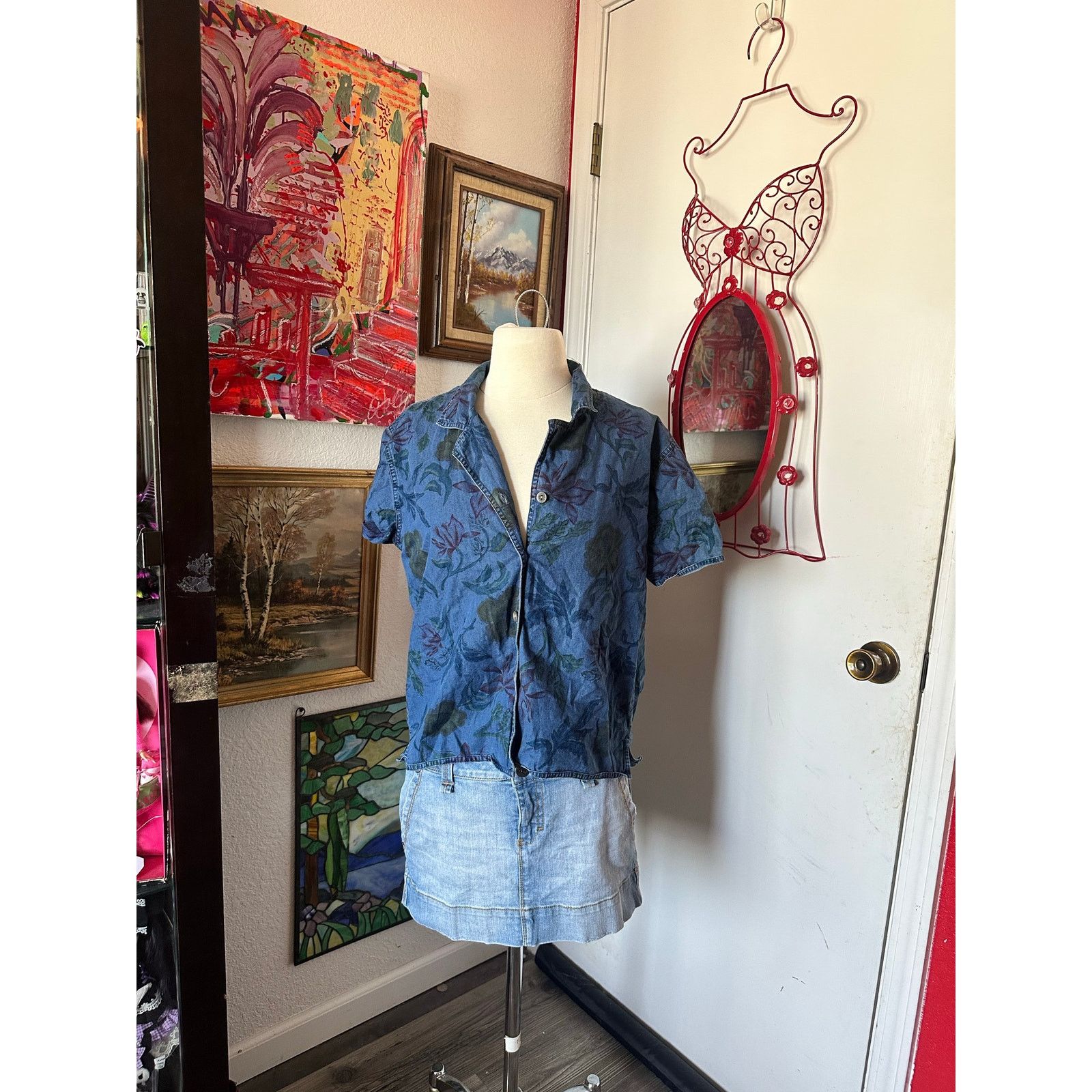 Other island denim pussers west indies denim button up shirt Size M / US 6-8 / IT 42-44 - 1 Thumbnail