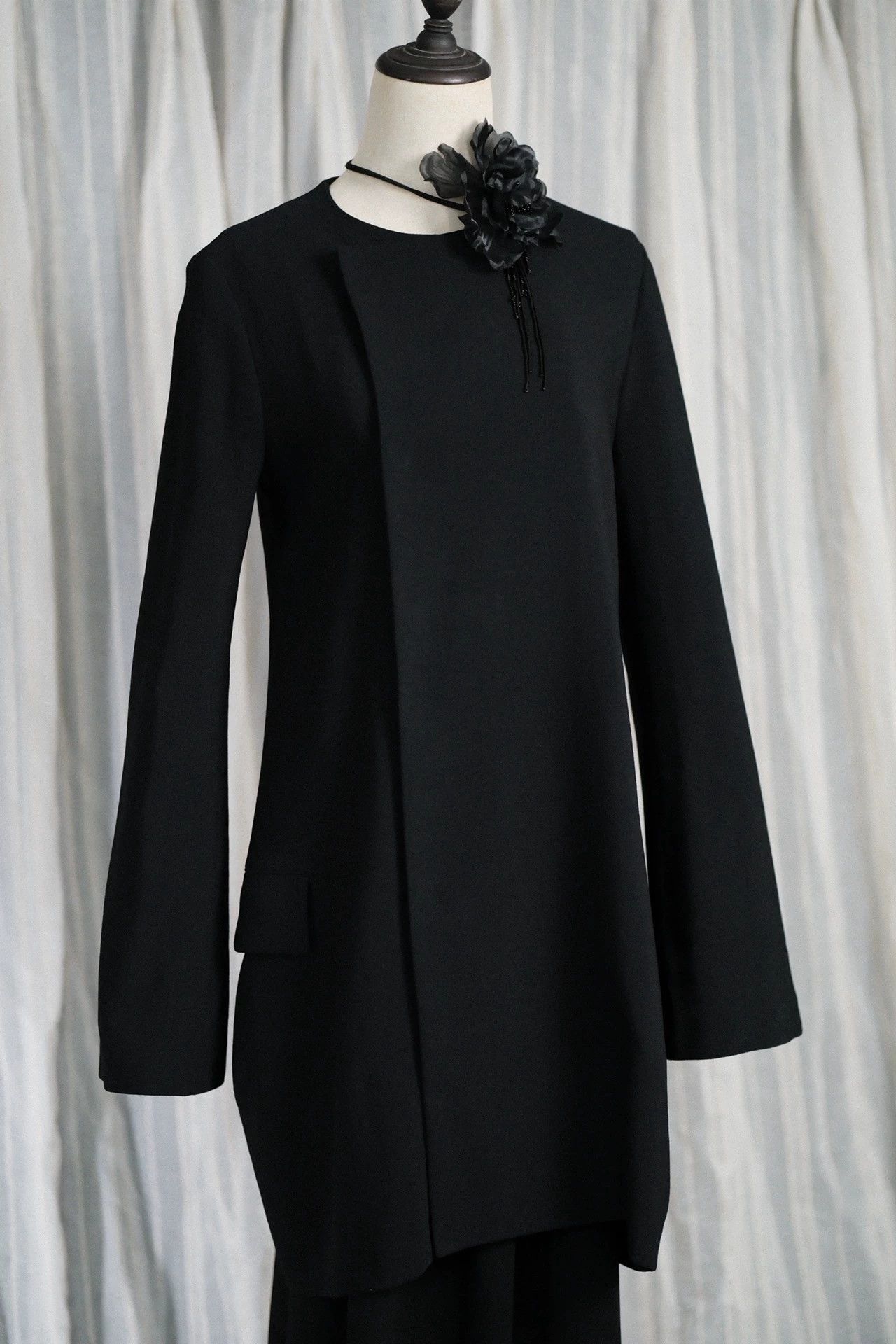 Yohji Yamamoto Yohji Yamamoto 1997 AW Dior Tribute Decon Black Top Size S / US 4 / IT 40 - 9 Thumbnail