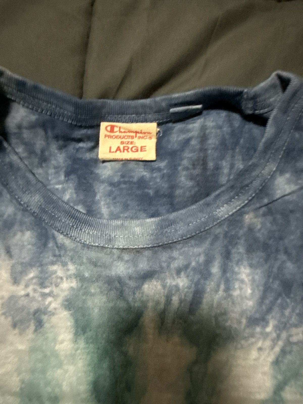 Champion Champion Blue Tye Dye Tee Large Size US L / EU 52-54 / 3 - 3 Thumbnail