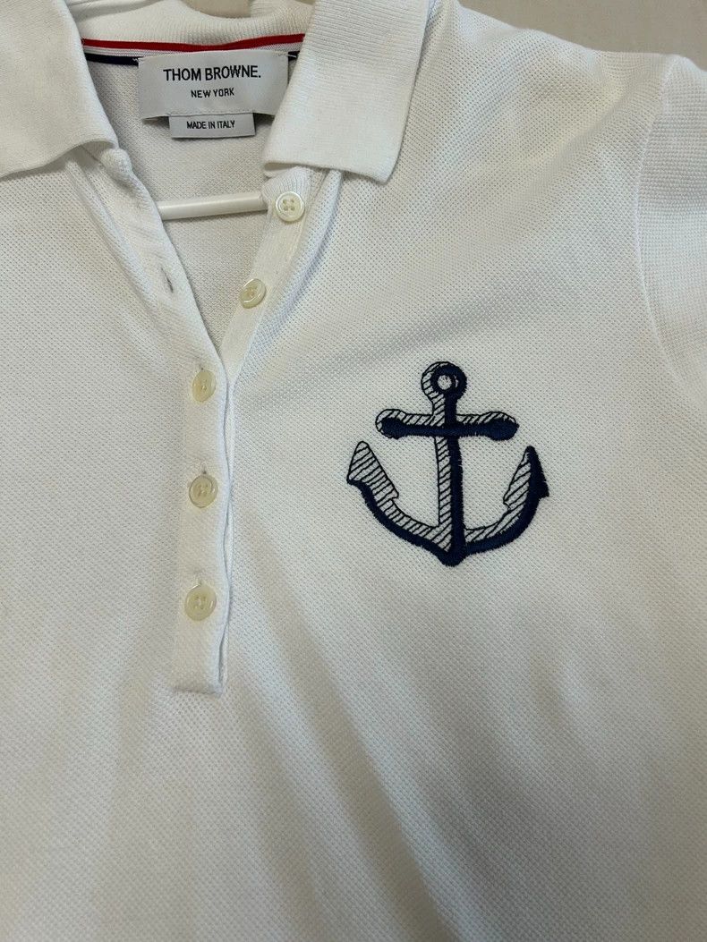 Thom Browne Thom Browne Pearl and earth ship anchor embroidery short s Size XS / US 0-2 / IT 36-38 - 4 Thumbnail