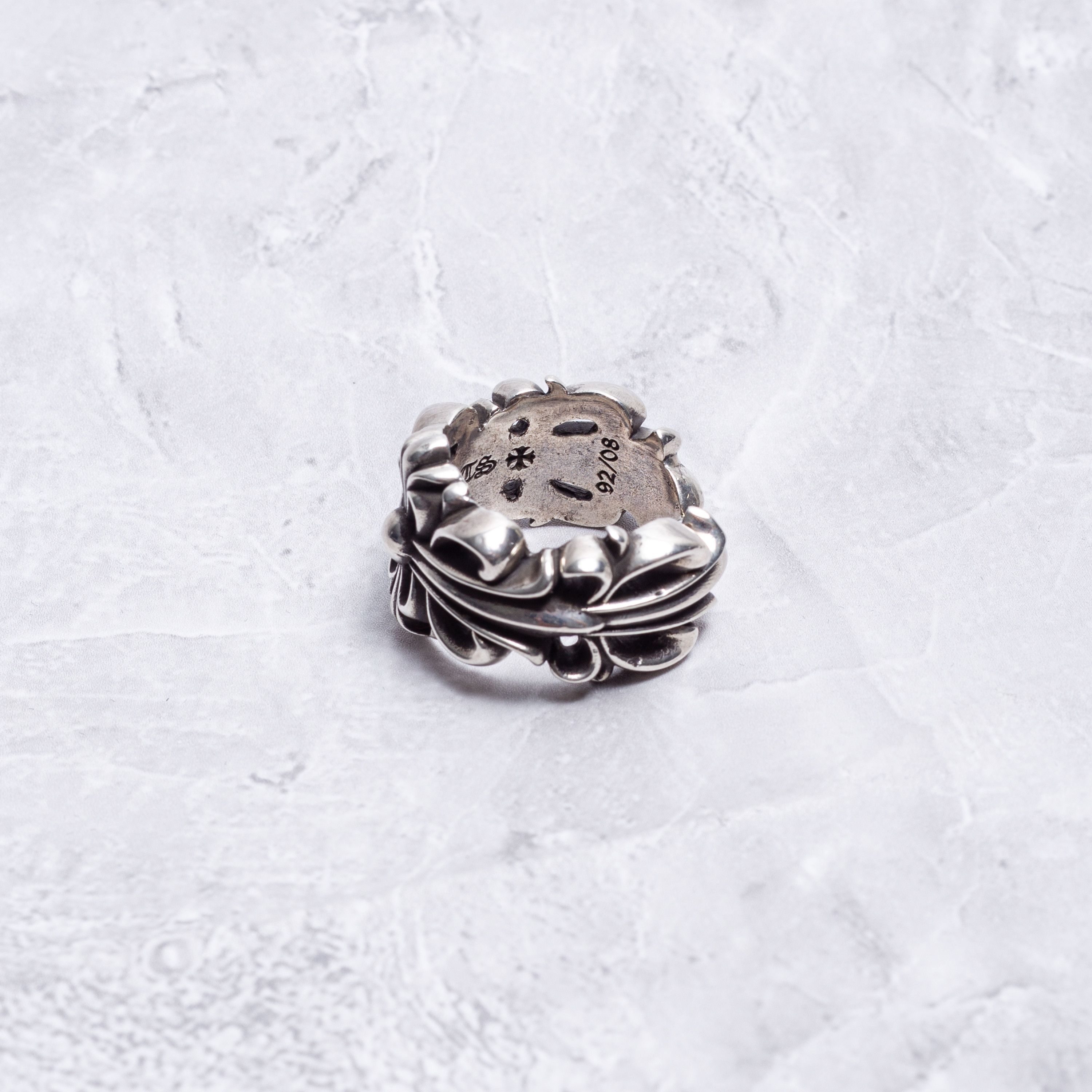 Chrome Hearts CHROME HEARTS Double Floral Ring Size ONE SIZE - 9 Thumbnail