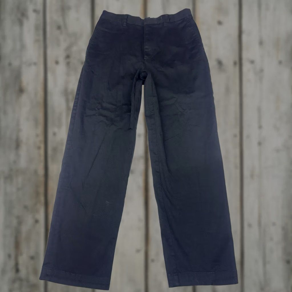 Gap VINTAGE Gap Chino Pants Wide-Leg Carpenter 32x30 Black 90s Grunge Retro Men's Pants Size US 32 / EU 48 - 1 Thumbnail