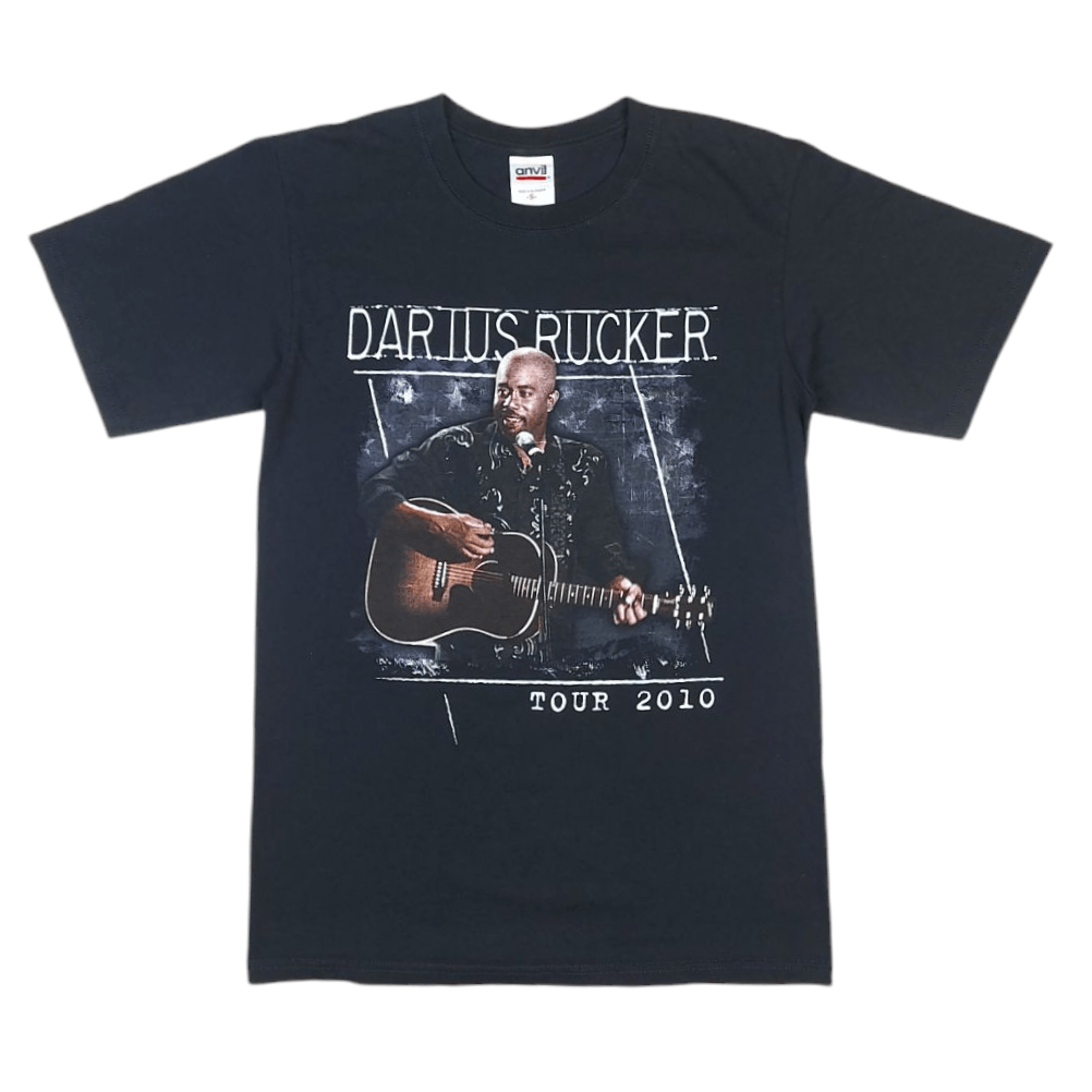 Band Tees DARIUS RUCKER Tour 2010 Double-Sided Official Merch TEE Size US S / EU 44-46 / 1 - 2 Thumbnail
