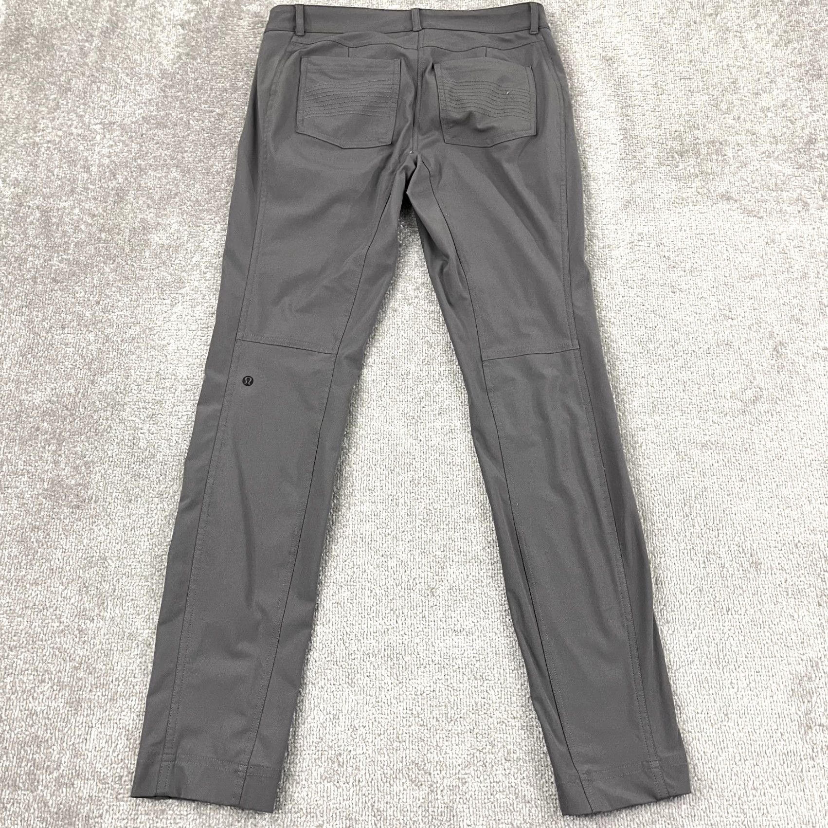 Lululemon LULULEMON Pants Womens Size 8 Slim Gray Bust a Move Moto Travel Workout Commuter Pants Size 30" / US 8 / IT 44 - 2 Thumbnail