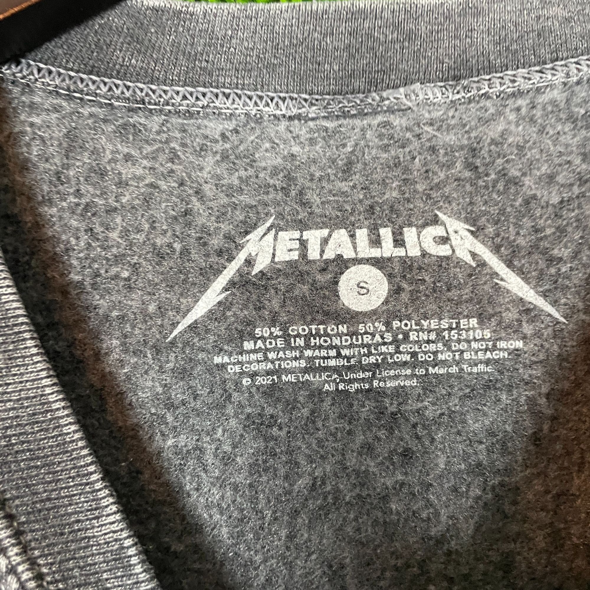 Metallica Metallica Crewneck Sweater size Small Size US S / EU 44-46 / 1 - 2 Thumbnail