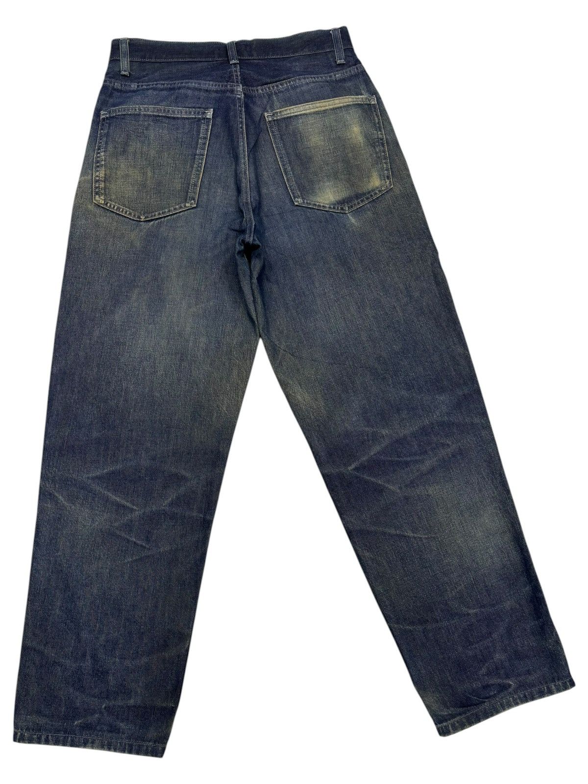 Kapital UNIQLO RUSTY MUD WASH WIDE LOOSE DISTRESSED DENIM JEANS Size US 28 / EU 44 - 4 Thumbnail