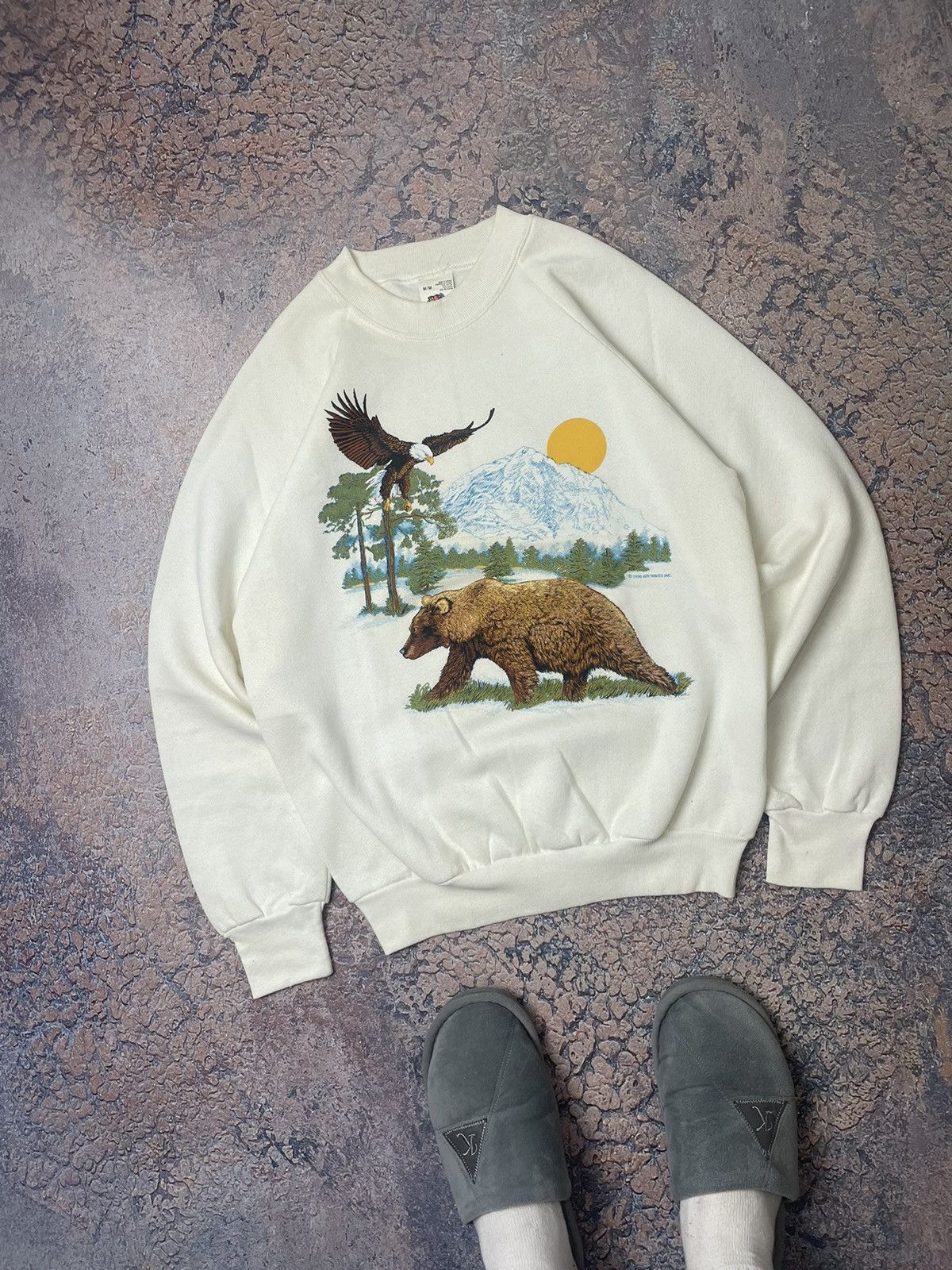 Other 90s Vintage GRAND CANYON Crew Neck Sweatshirt Size US M / EU 48-50 / 2 - 1 Thumbnail
