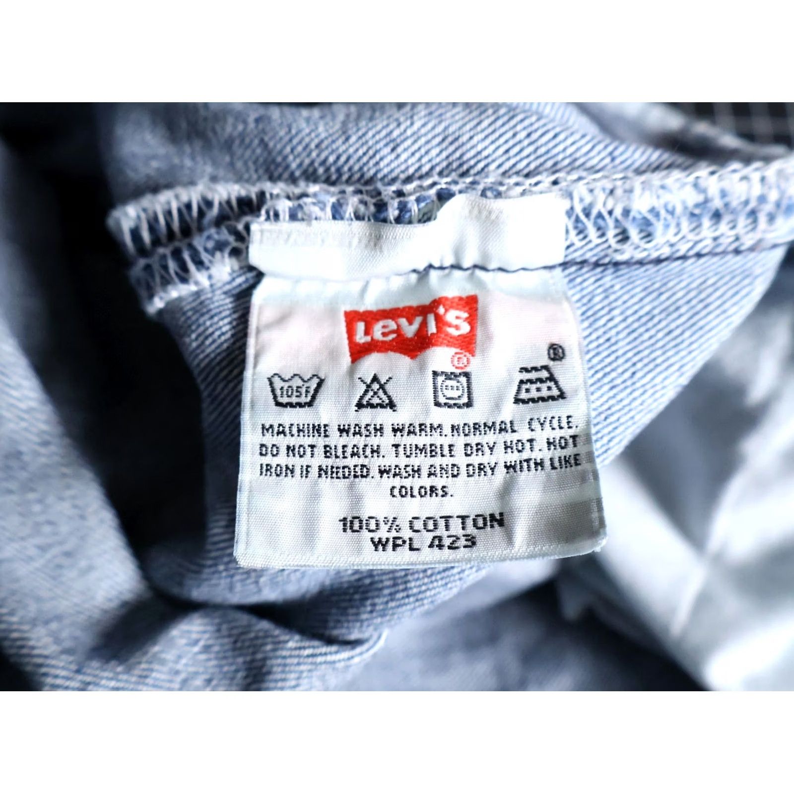 Levi's VINTAGE Levi's Jeans 501 XX Denim Button Fly Straight 34 x 29 Men 90s Blue Size US 34 / EU 50 - 3 Thumbnail