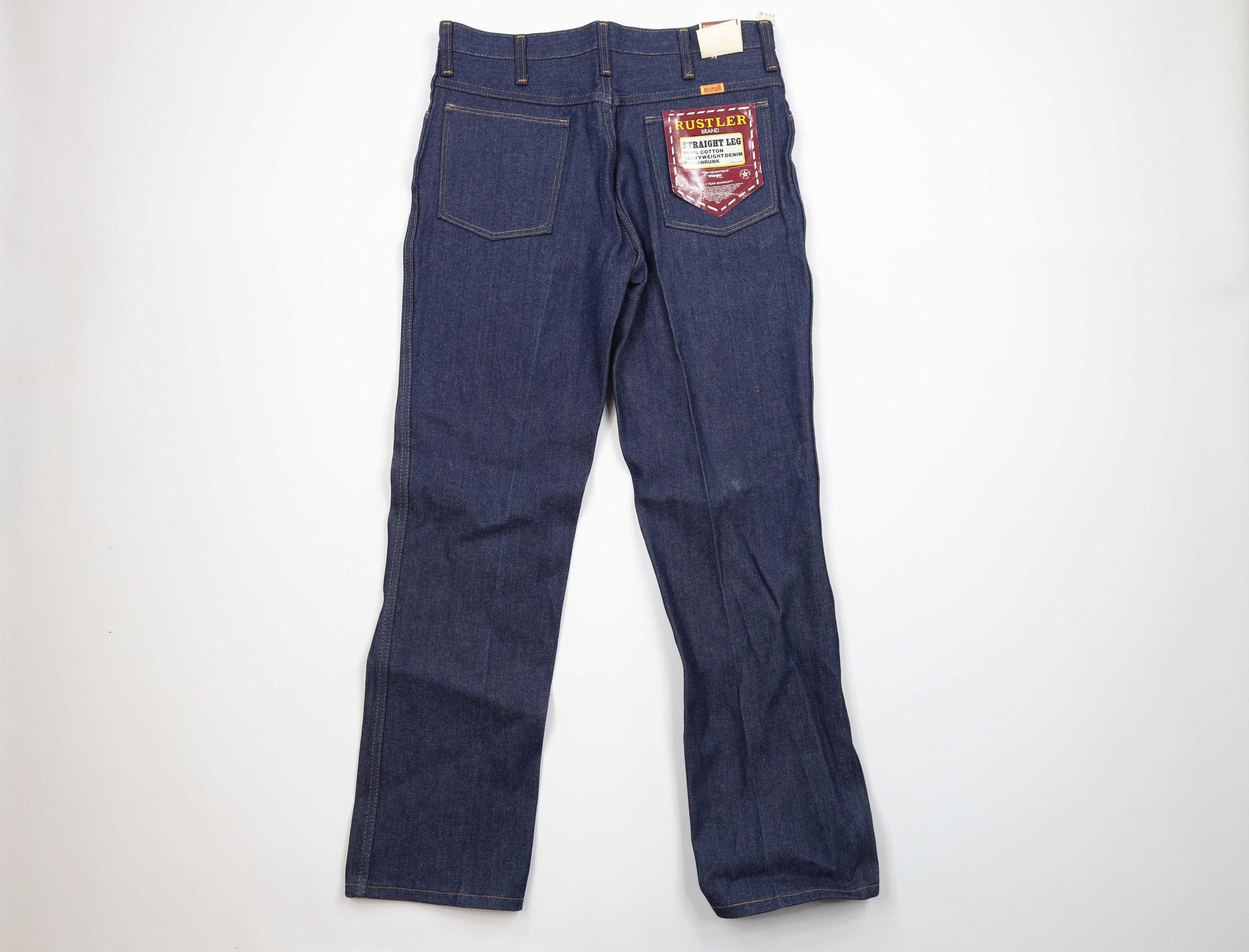 Deadstock Vintage 70s Leg Heavyweight Denim Jeans USA