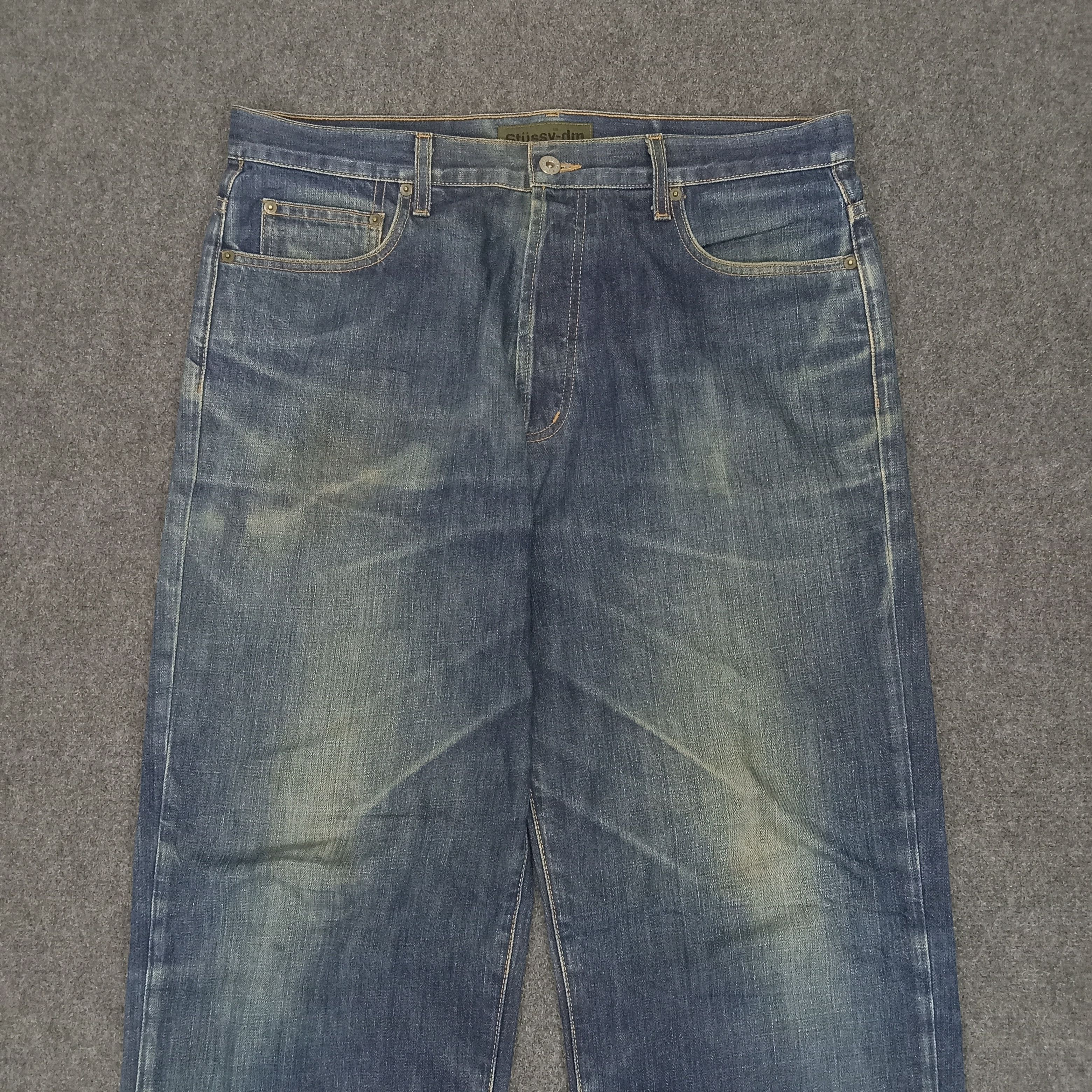 Stussy × Vintage Stussy Streetwear Japanese Style Custom Jeans Size US 37 - 6 Thumbnail