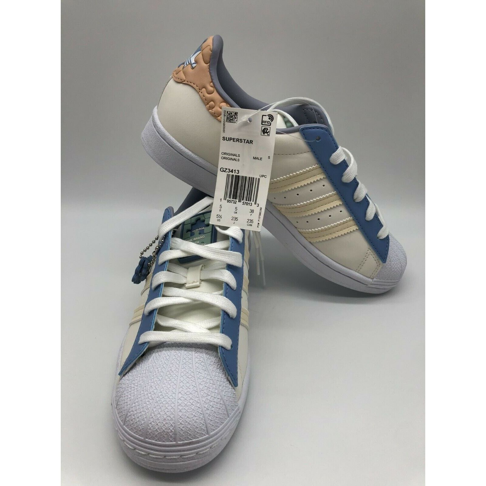 Adidas Adidas Men's Originals Superstar Colorful Puzzle GZ3413 5.5 Size US 5.5 / EU 38 - 4 Thumbnail