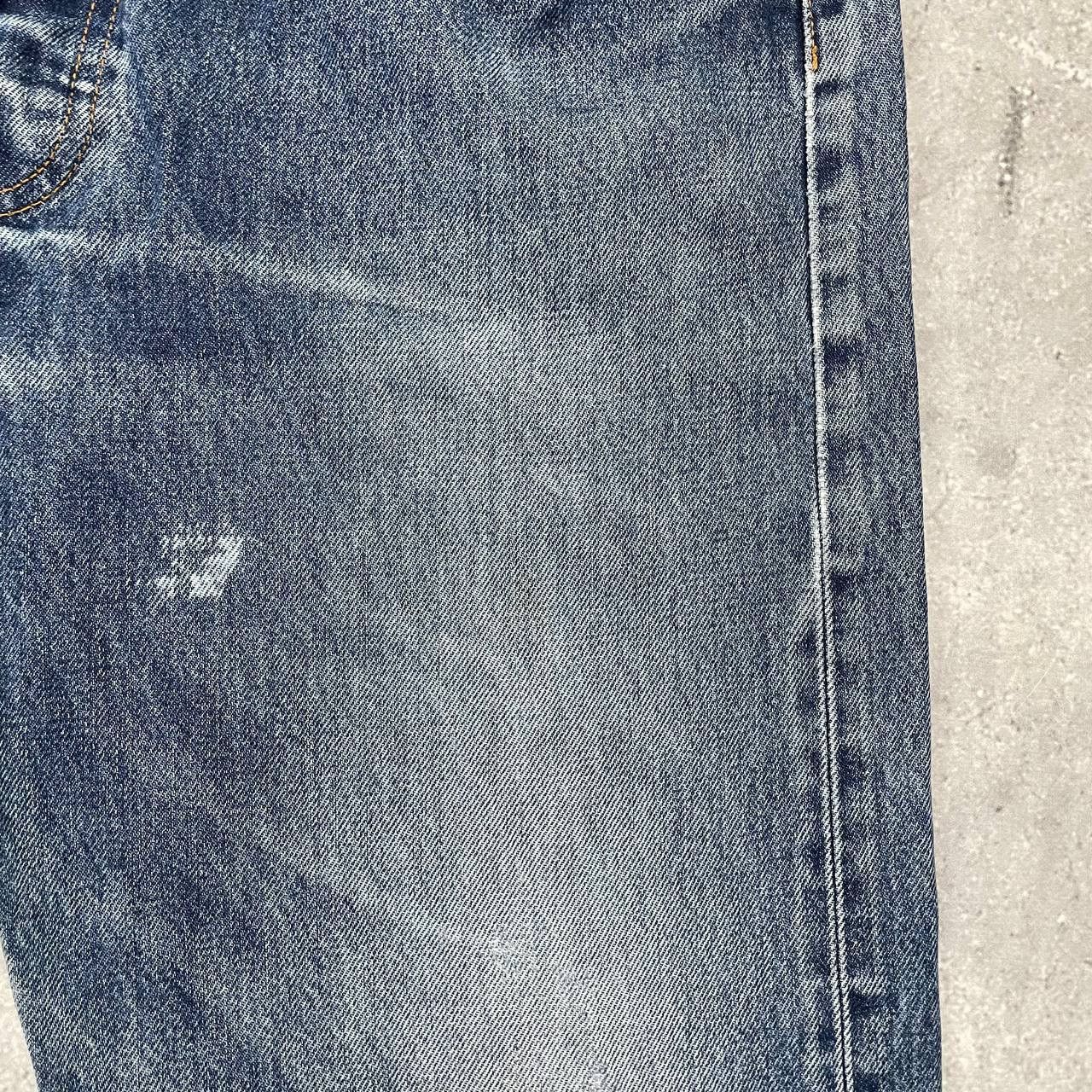 Levi's Vintage 2000s Levis 501 Distressed Jeans Blue Size W34 L32 Size US 34 / EU 50 - 8 Thumbnail