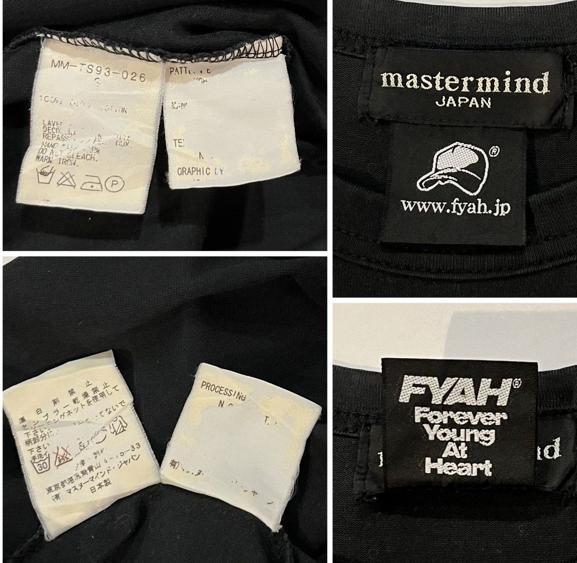 Mastermind Japan MASTERMIND JAPAN FYAH LOGO SPELL OUT TSHIRT Size US S / EU 44-46 / 1 - 7 Thumbnail