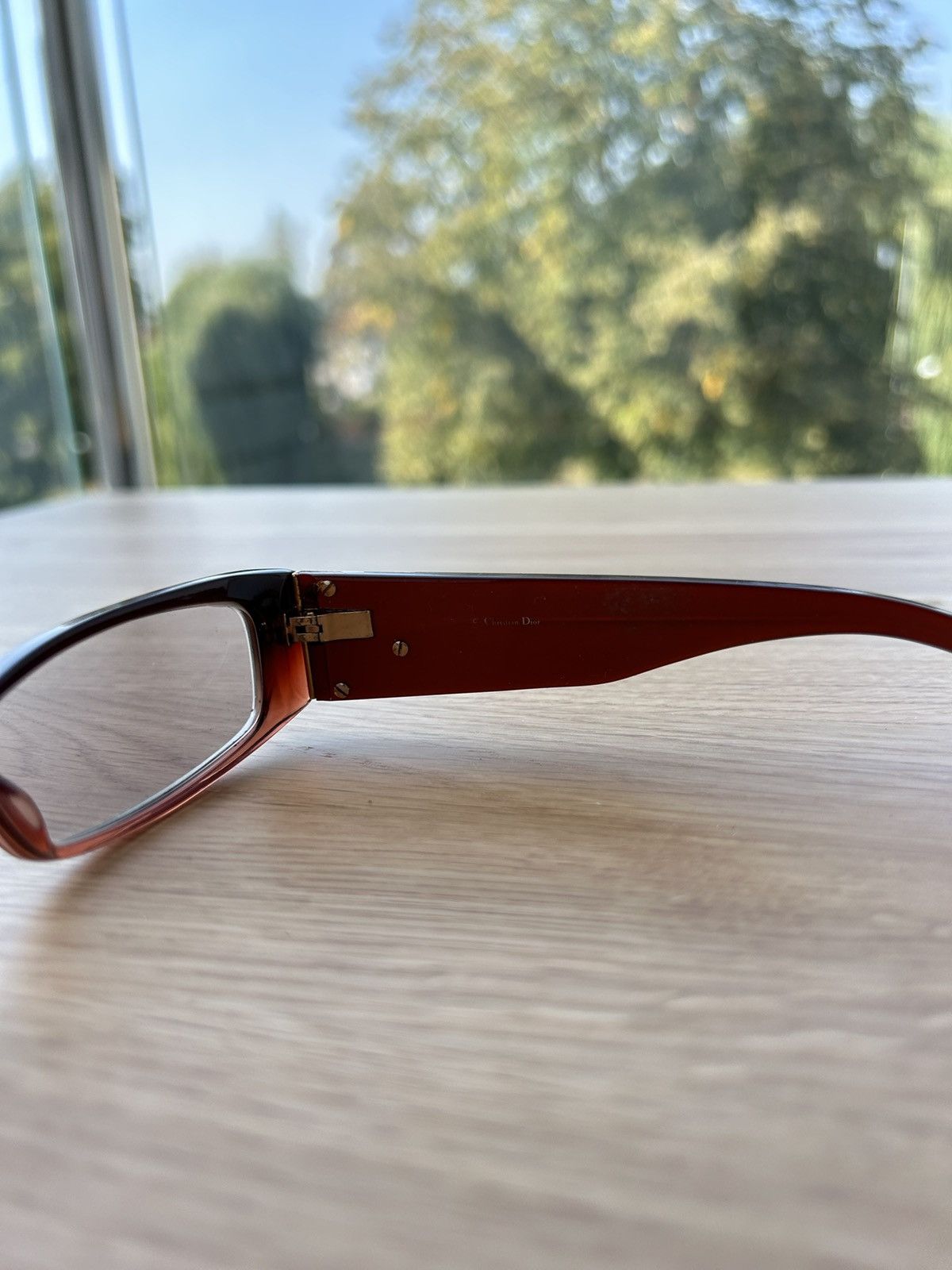 Dior × Vintage Christian Dior '00s Flat Glasses Size ONE SIZE - 5 Thumbnail