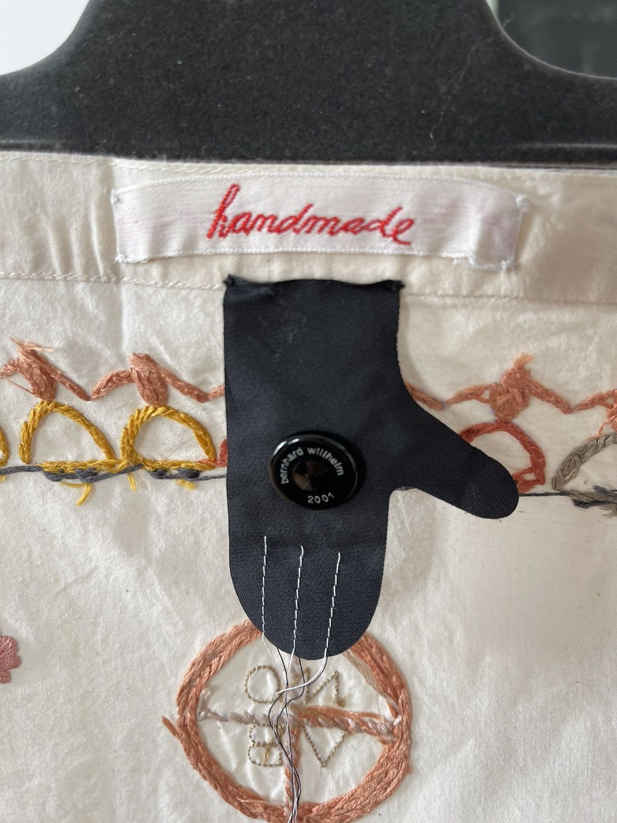 Bernhard Willhelm Bernhard Willhelm 2001 Runway Emboidered Apron Size US 32 / EU 48 - 7 Thumbnail