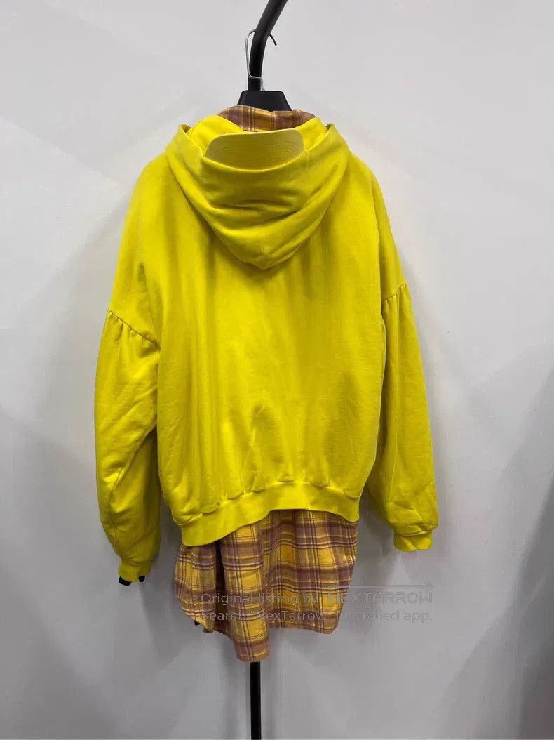 Balenciaga Balenciaga Patchwork Logo Printed Hooded Hoodie Size US S / EU 44-46 / 1 - 4 Thumbnail