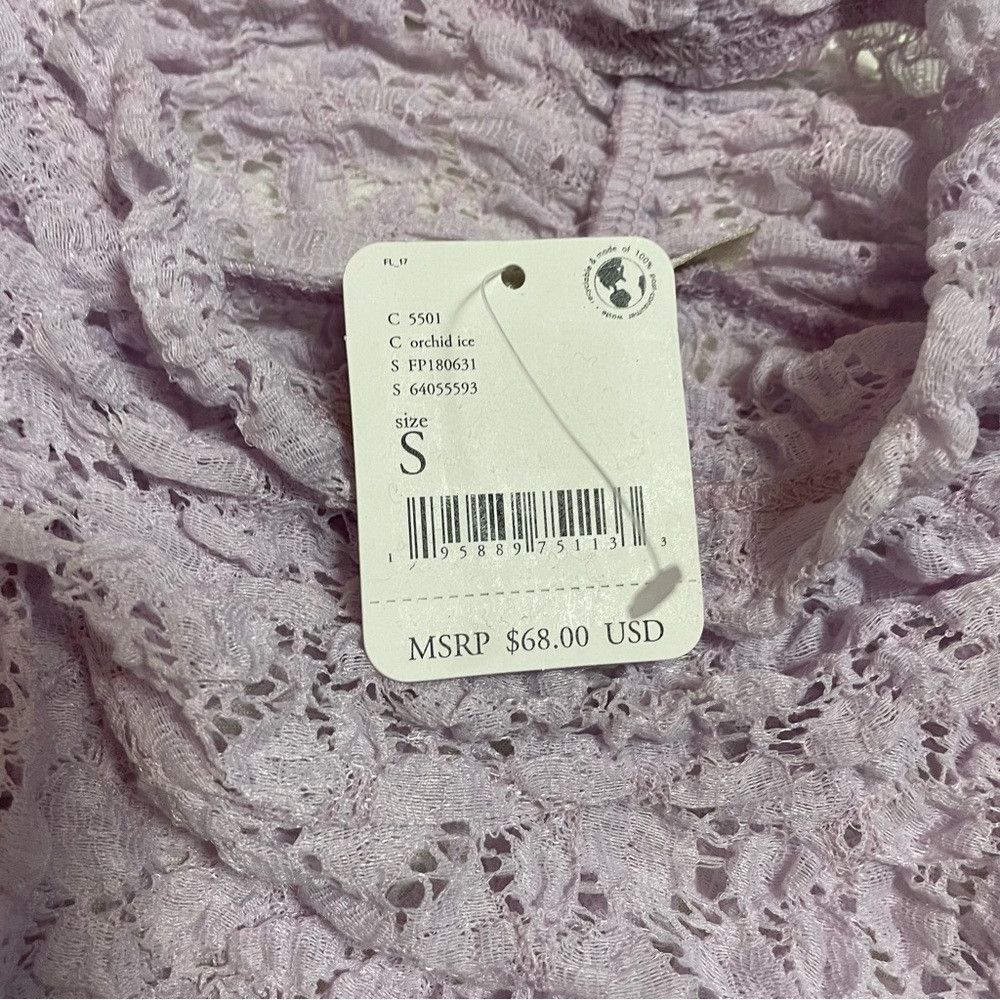 Free People NWT New $68 Free People Day & Night Lace Lilac Bodysuit Siz Size S / US 4 / IT 40 - 8 Thumbnail