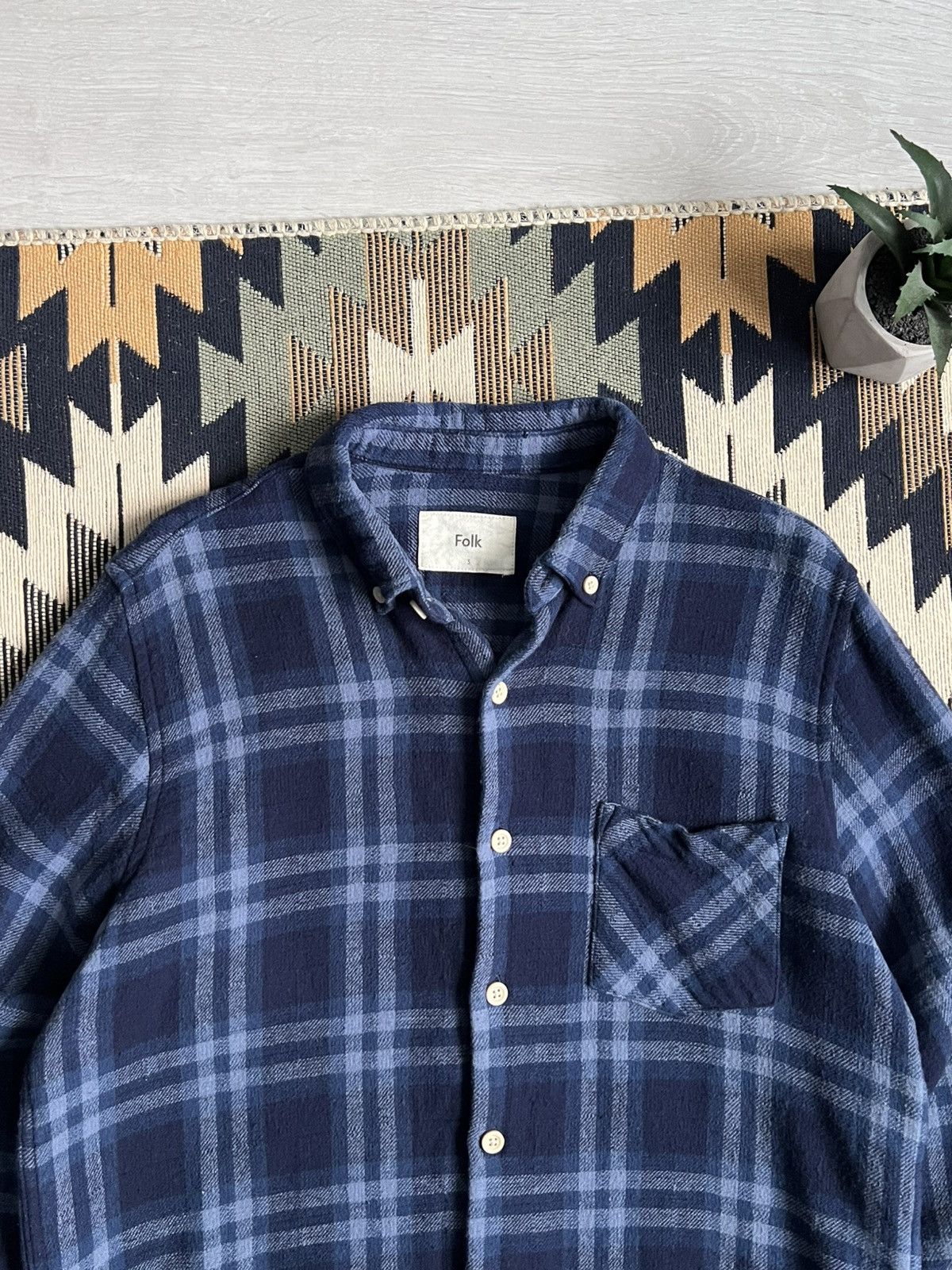 Folk Folk Flannel Shirt Size US M / EU 48-50 / 2 - 4 Thumbnail