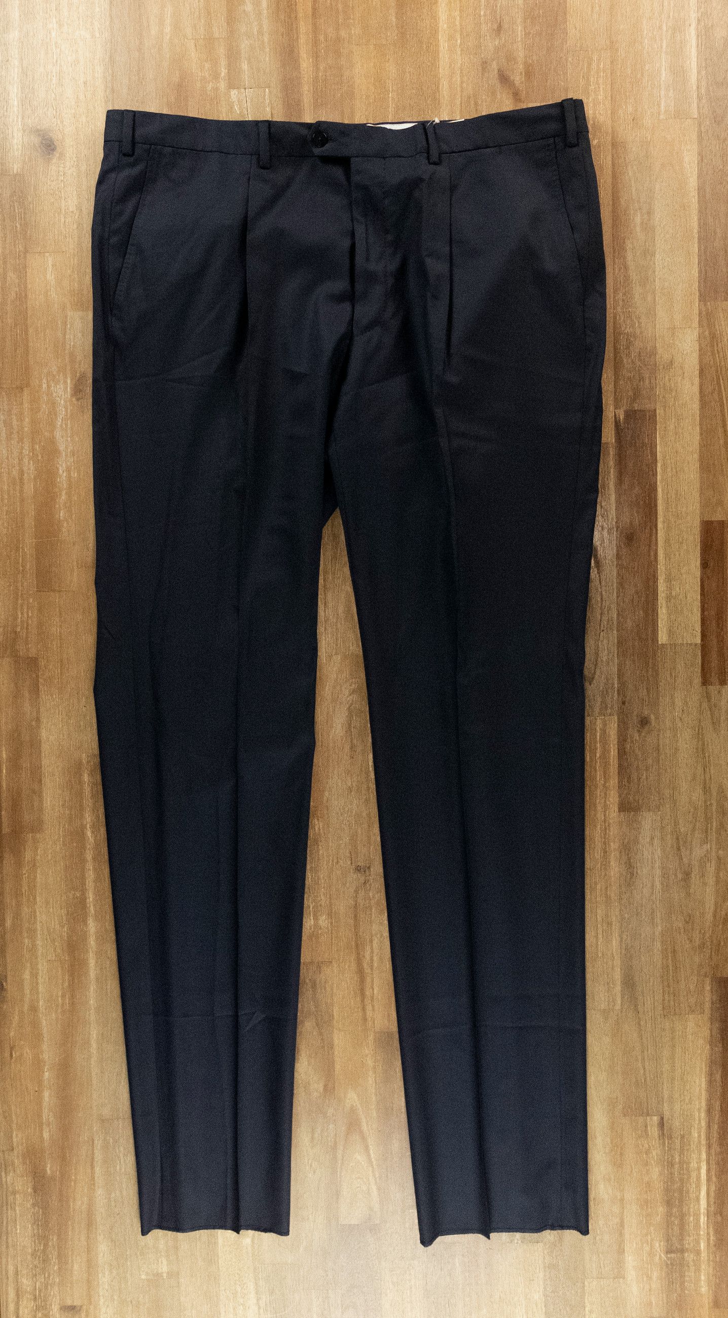 Caruso CARUSO navy blue wool dress pants trousers 42 / 58 Size US 42 / EU 58 - 1 Thumbnail