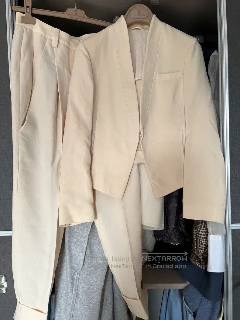 Brunello Cucinelli Brunello Cucinelli Wool business suit set Size S / US 4 / IT 40 - 1 Thumbnail