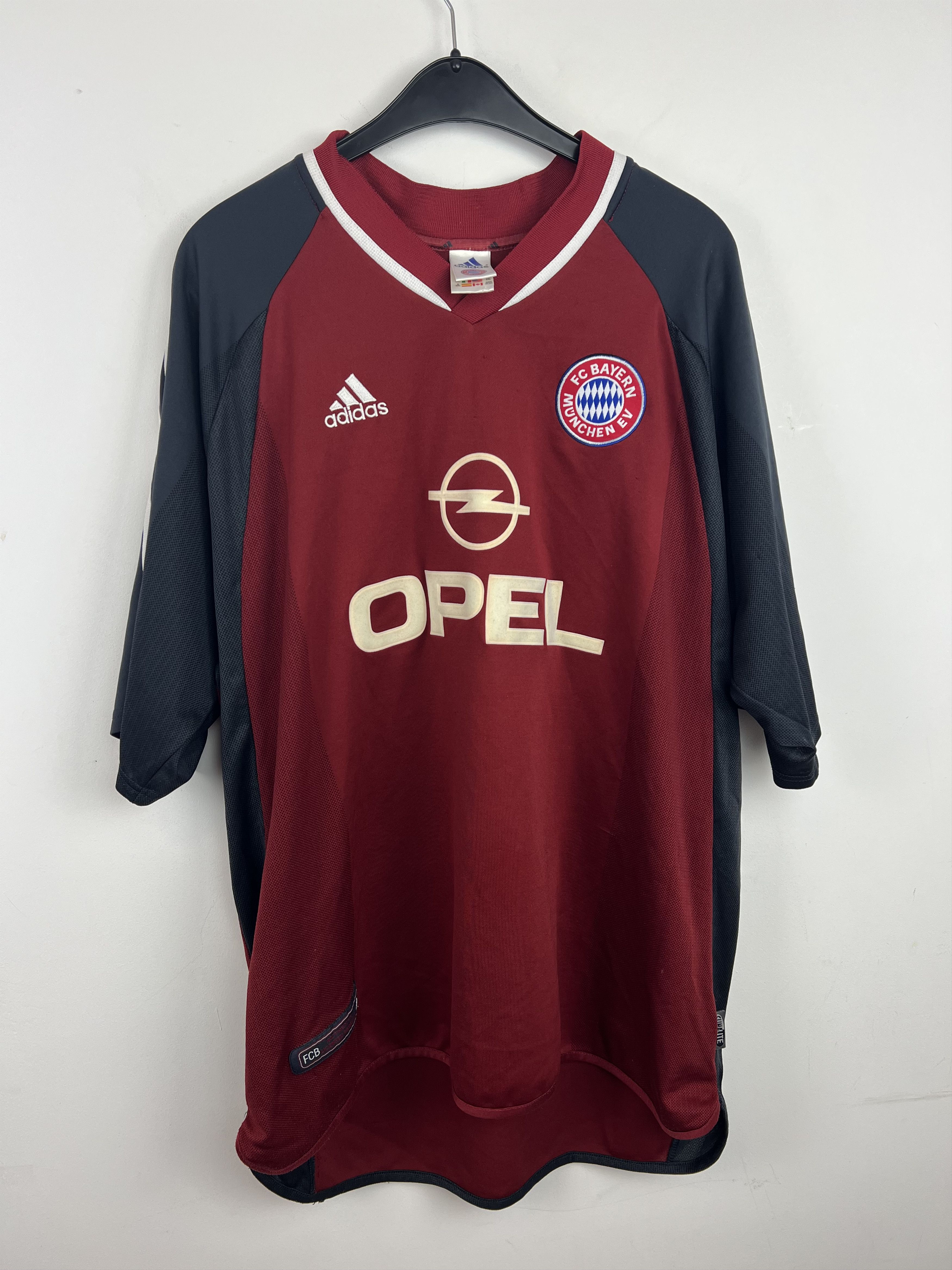 Adidas BAYERN MUNICH 2001/2002 HOME FOOTBALL Kit SHIRT Size US XXL / EU 58 / 5 - 1 Thumbnail