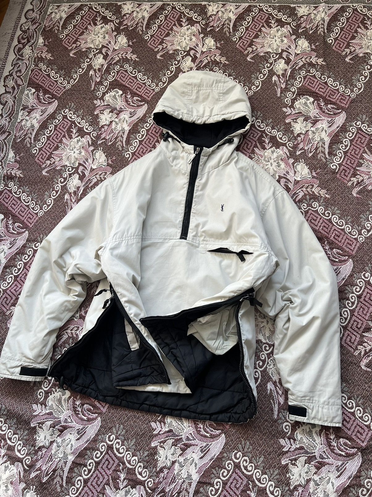 Vintage × Yves Saint Laurent YSL Yves Saint Laurent Jacket Anorak Bomber Vintage Size US M / EU 48-50 / 2 - 6 Thumbnail