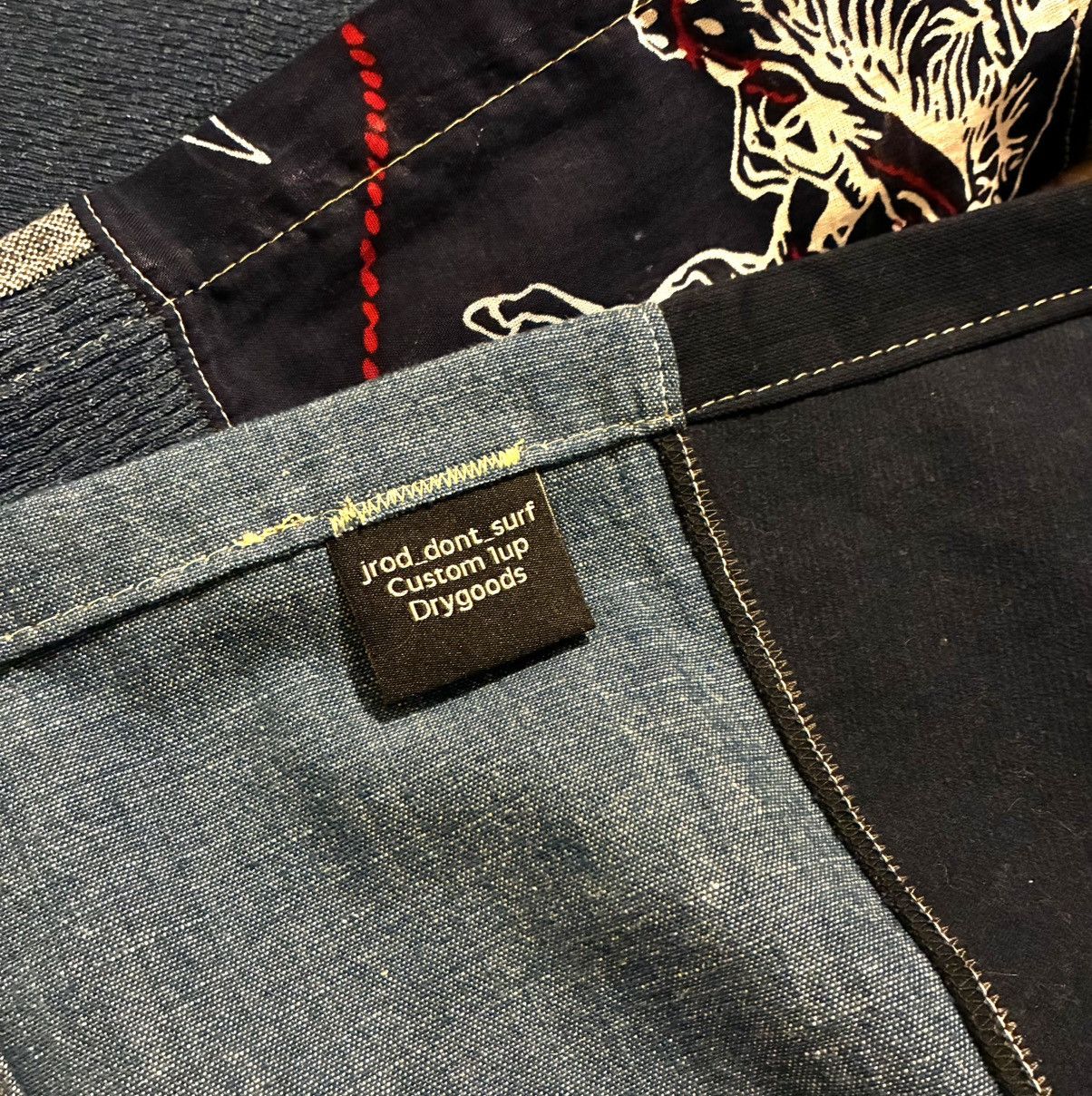 RRL Ralph Lauren CUSTOM RRL/ RL PATCHWORK SCARF (100% UPCYCLED RRL FABRICS) Size ONE SIZE - 14 Thumbnail
