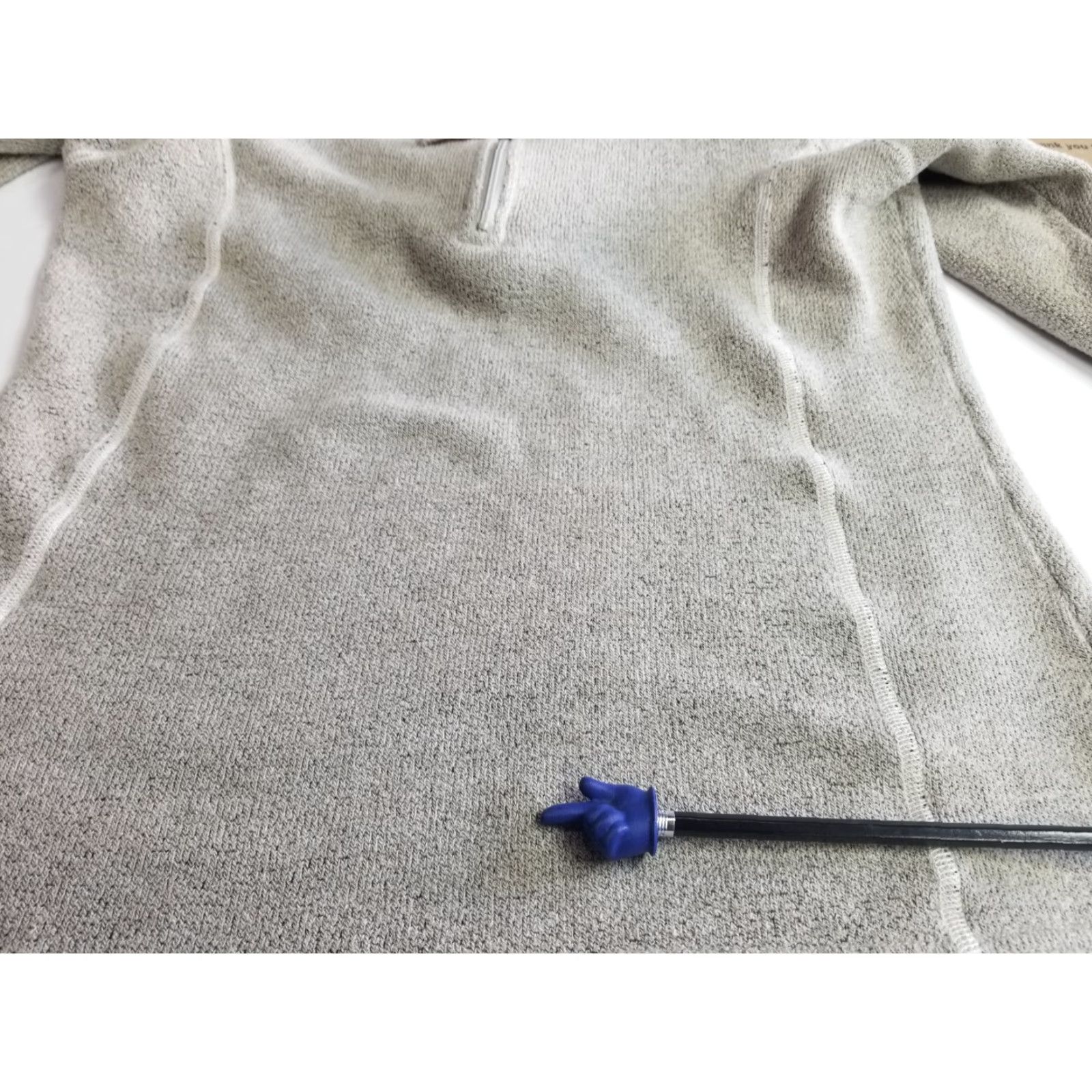 Vintage Kuhl Jacket Womens Medium Full Zip Fleece Gray Alpaca Fleece 1/4 Zip Sweatshirt Pullover Size M / US 6-8 / IT 42-44 - 7 Thumbnail