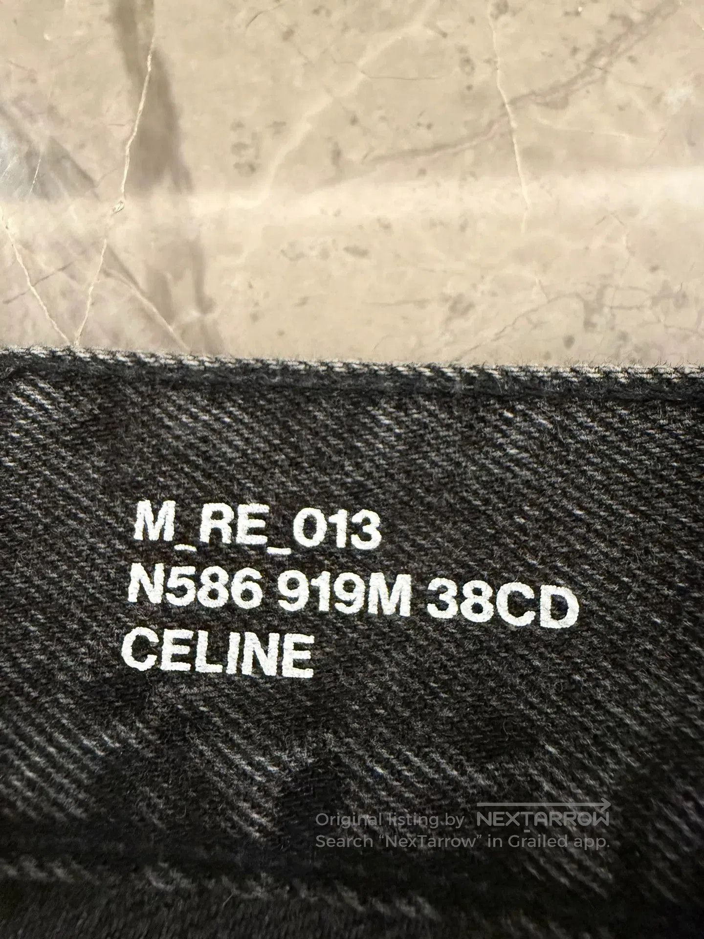 Celine Celine Hedi Slimane Gray Distressed Jeans. Size US 30 / EU 46 - 6 Thumbnail