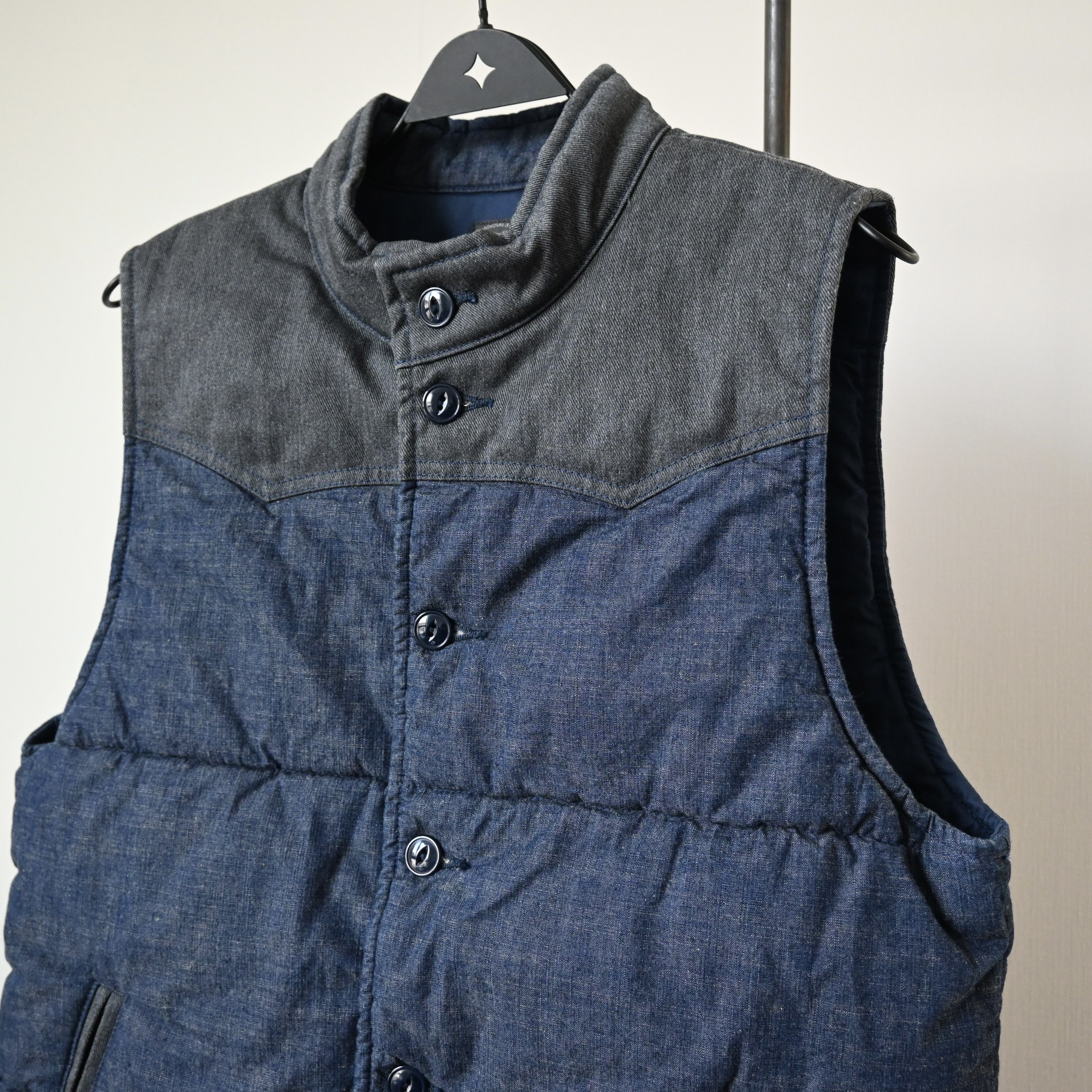 Momotaro Jeans MOMOTARO JEANS Chambray Cowboy Vest, made in Japan Size US M / EU 48-50 / 2 - 5 Thumbnail